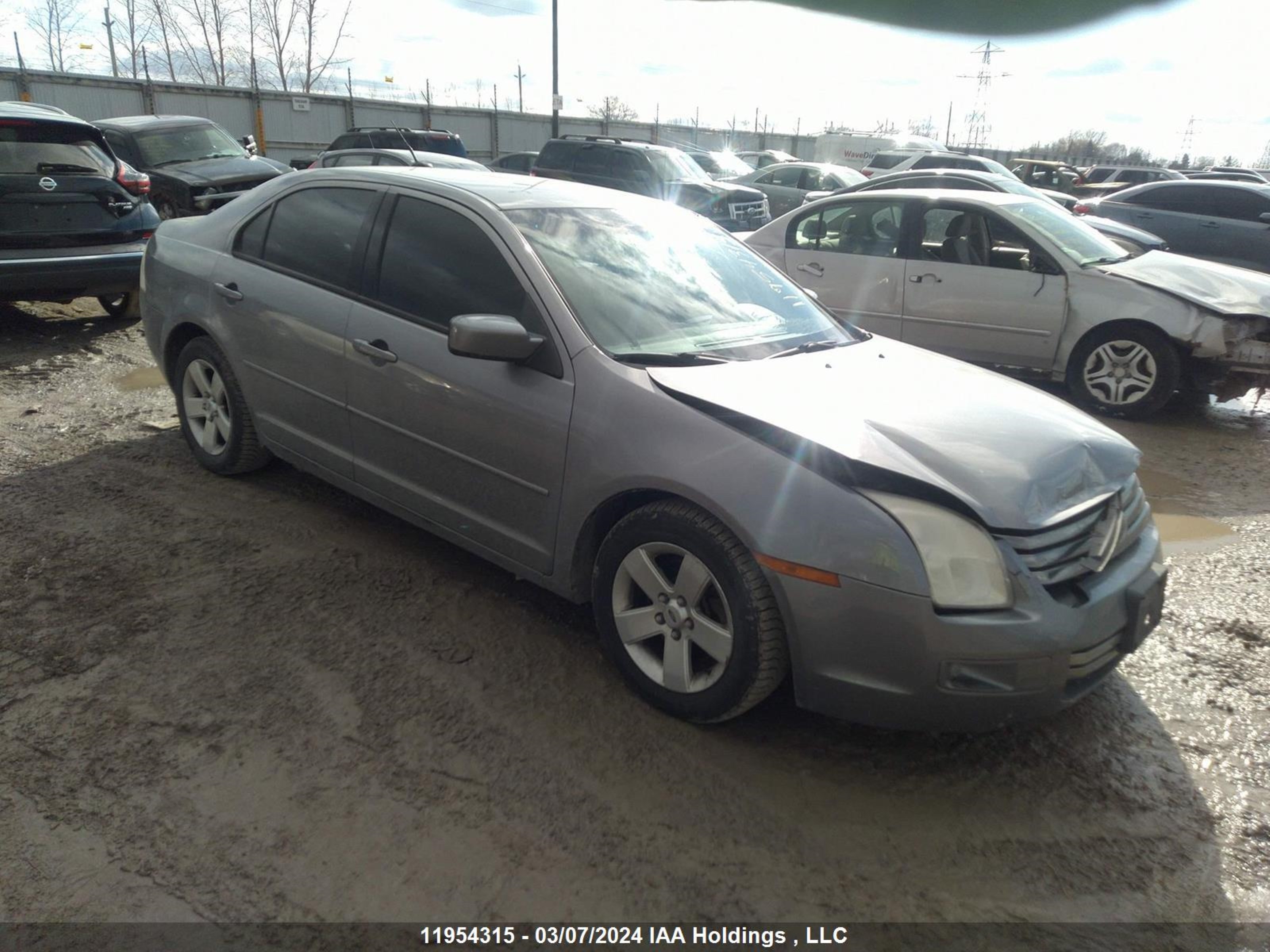 ford fusion 2007 3fahp07z37r195806