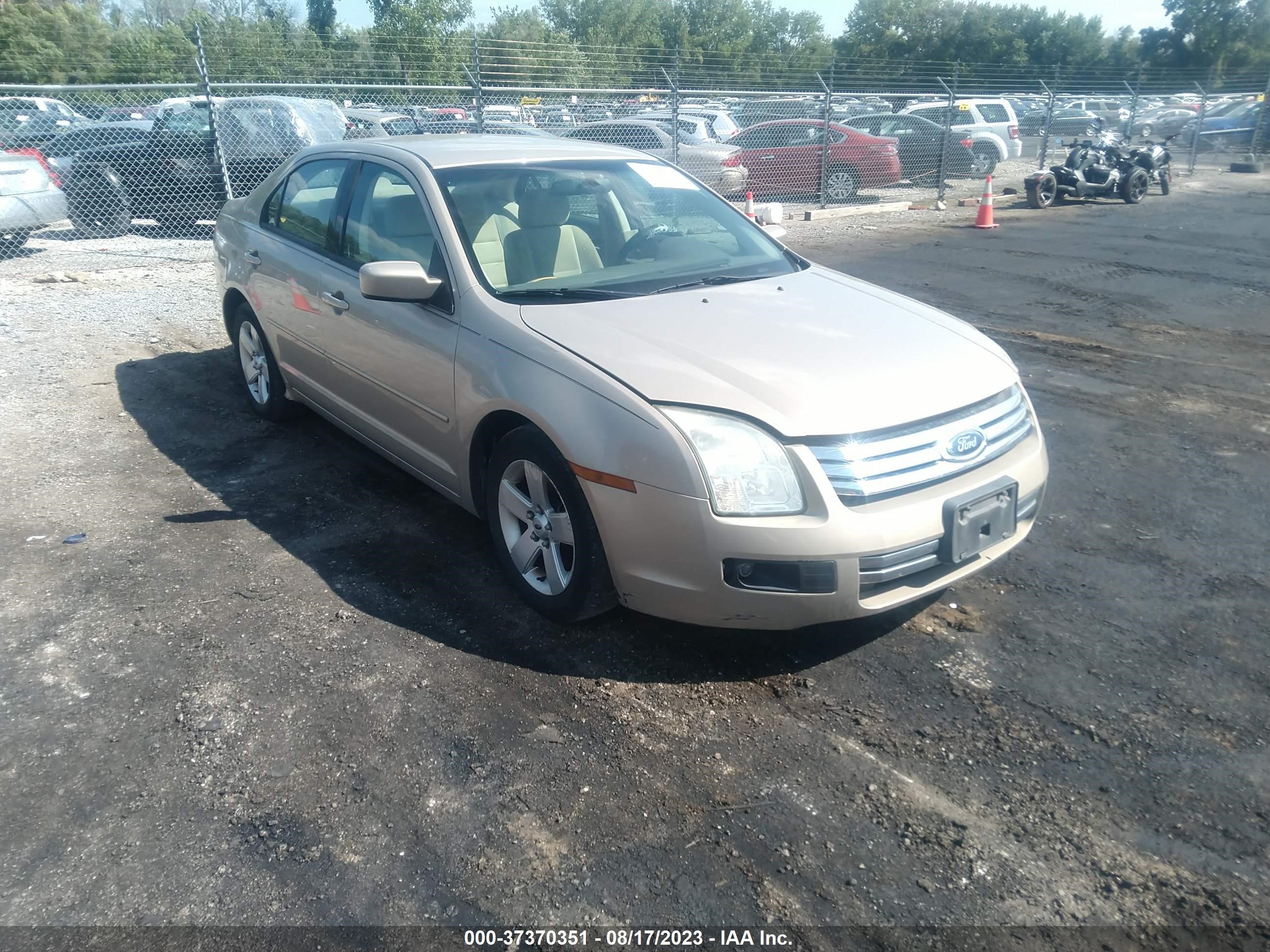 ford fusion 2008 3fahp07z38r239580