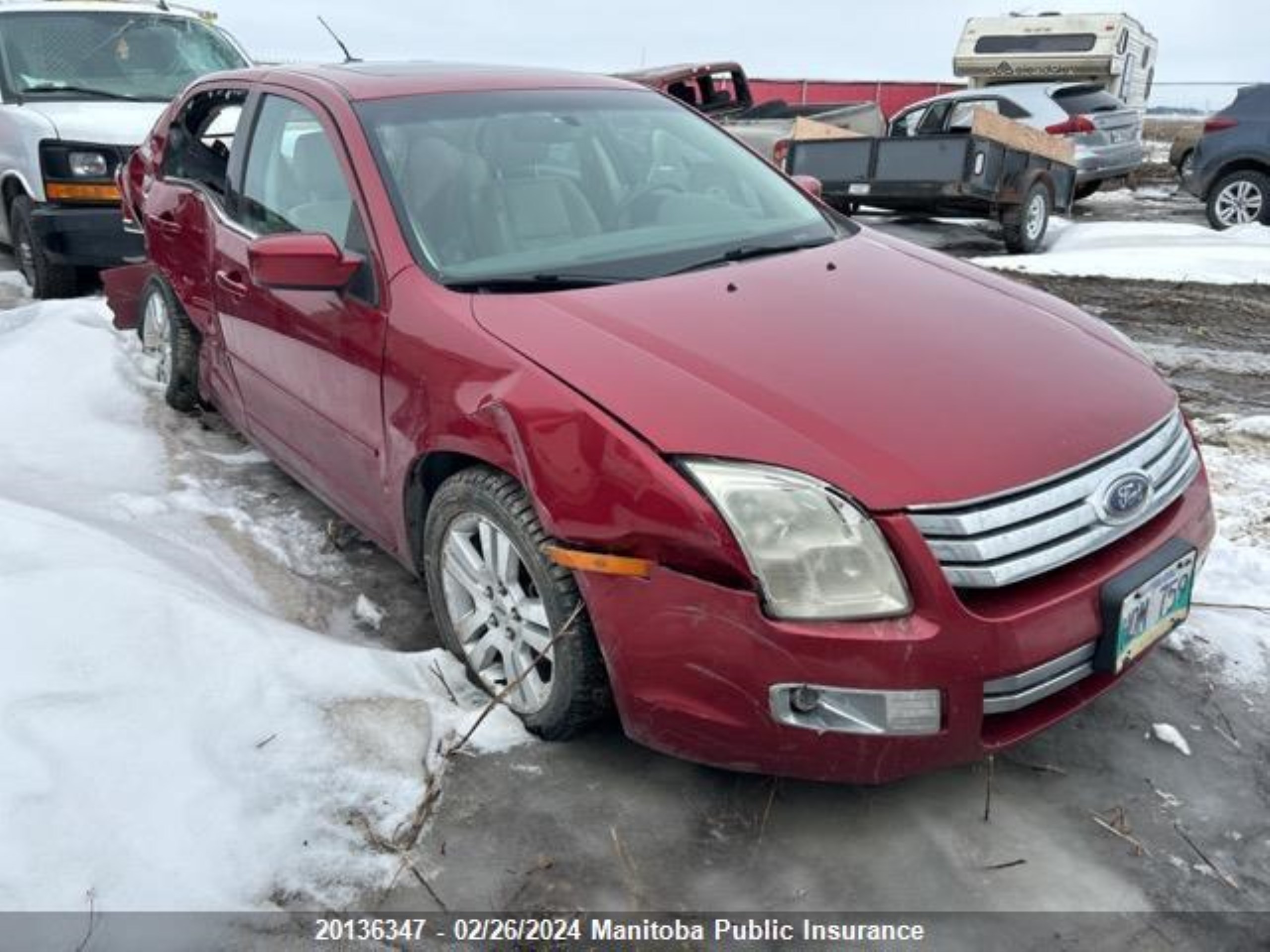 ford fusion 2007 3fahp08z07r133553