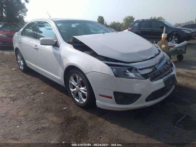 ford fusion 2012 3fahp0ha5cr260741