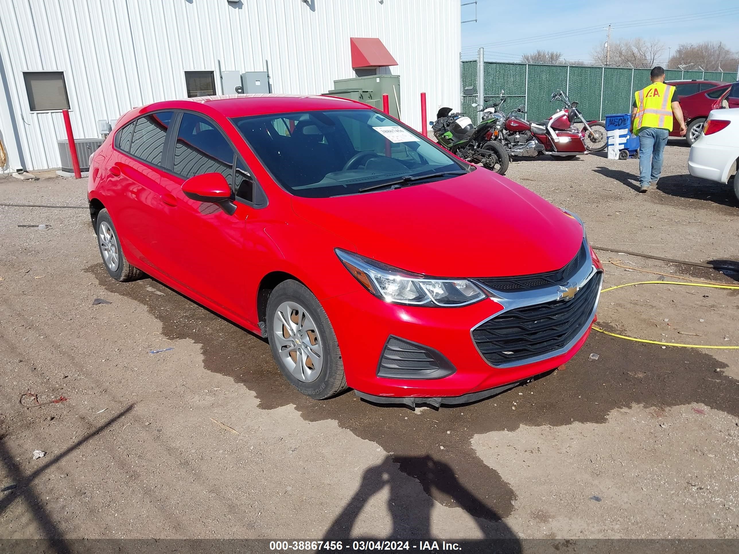 chevrolet cruze 2019 3g1bc6sm1ks522918