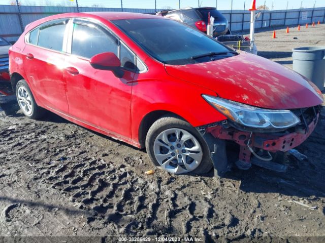 chevrolet cruze 2019 3g1bc6sm6ks537480