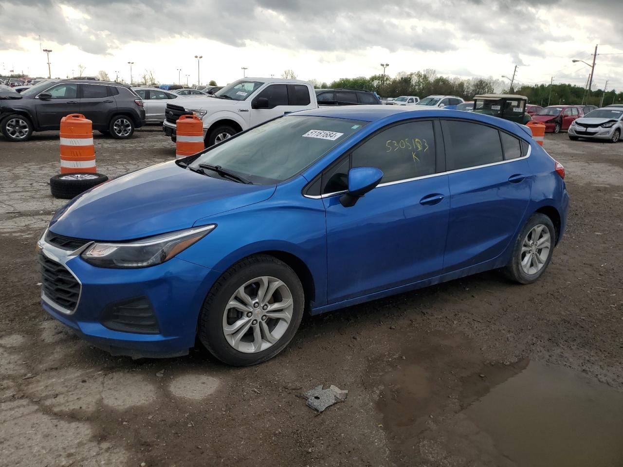 chevrolet cruze 2019 3g1be6sm1ks530513