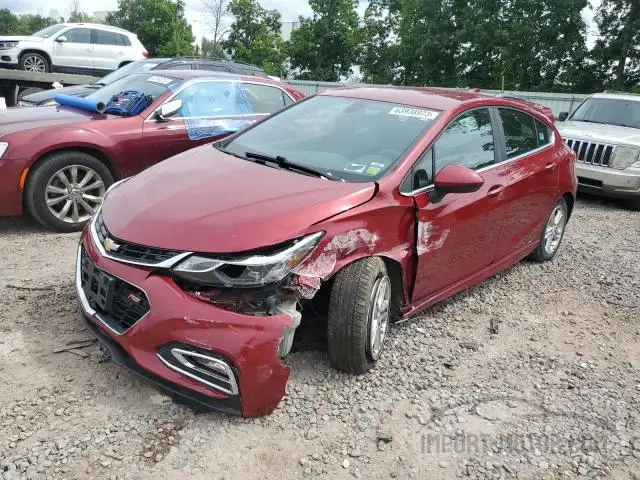 chevrolet cruze 2017 3g1be6sm7hs589378