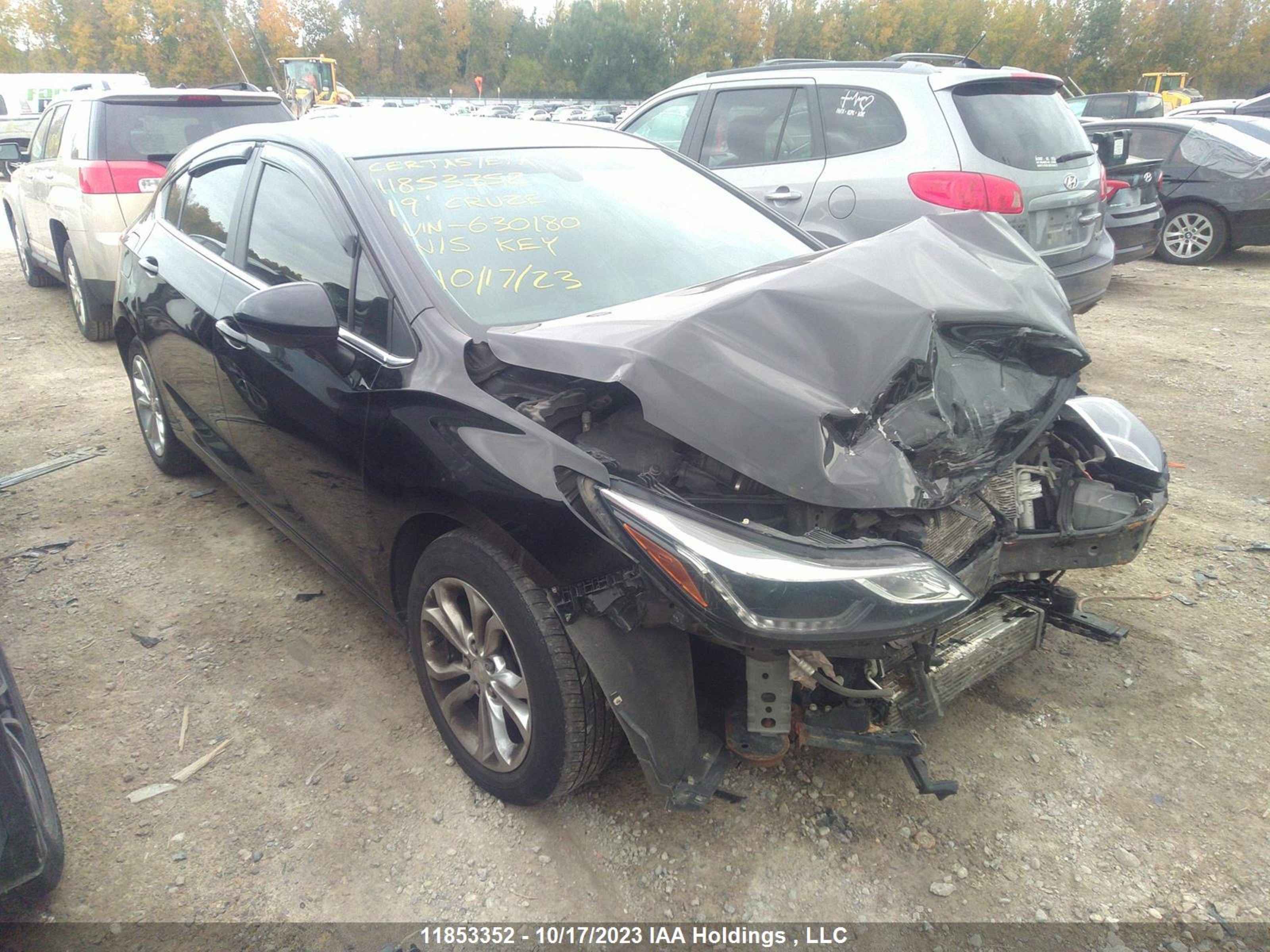 chevrolet cruze 2019 3g1be6sm7ks630180