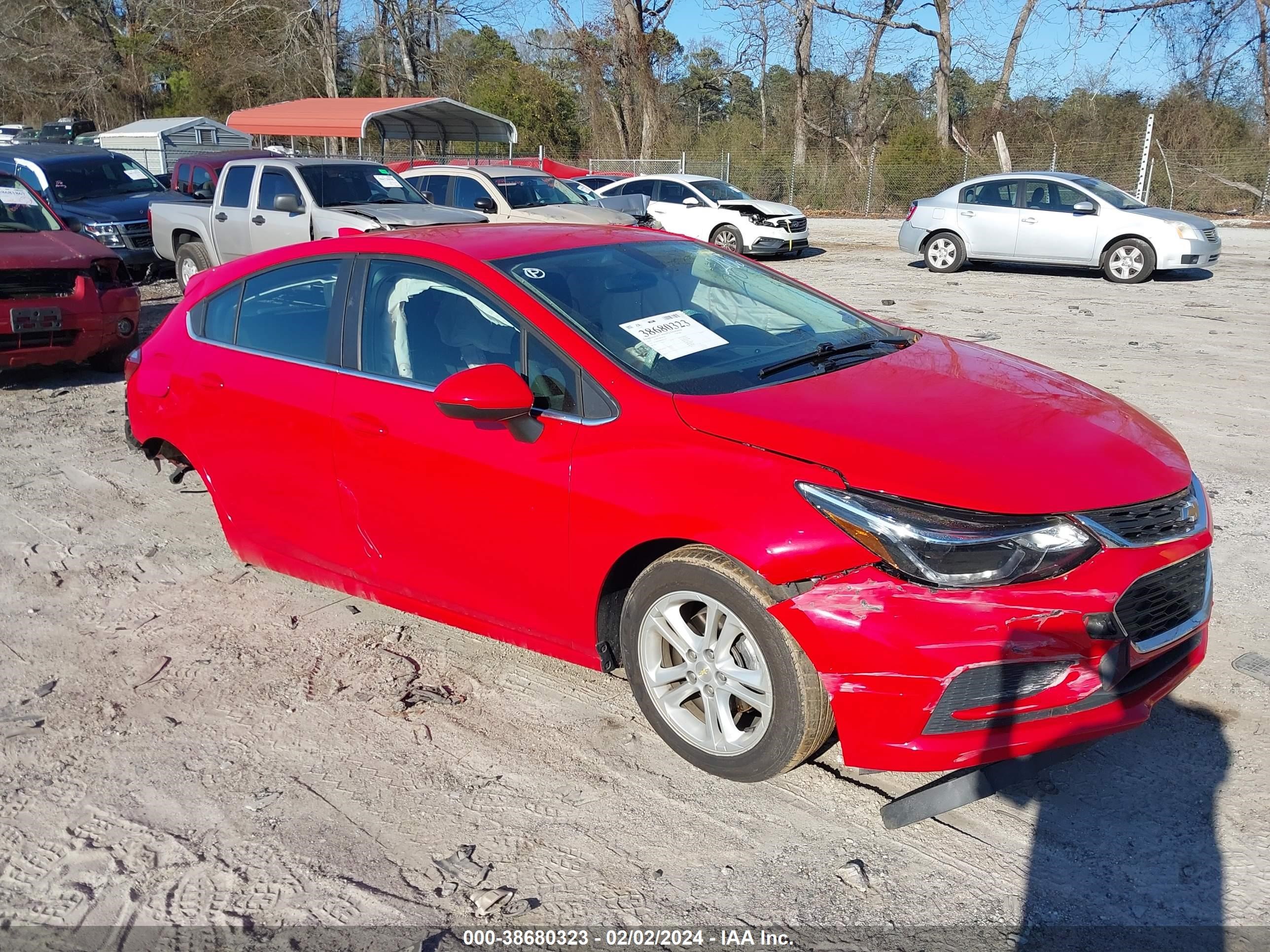 chevrolet cruze 2018 3g1be6sm8js652106