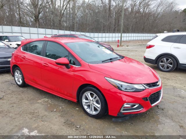 chevrolet cruze lt 2018 3g1be6smxjs596122