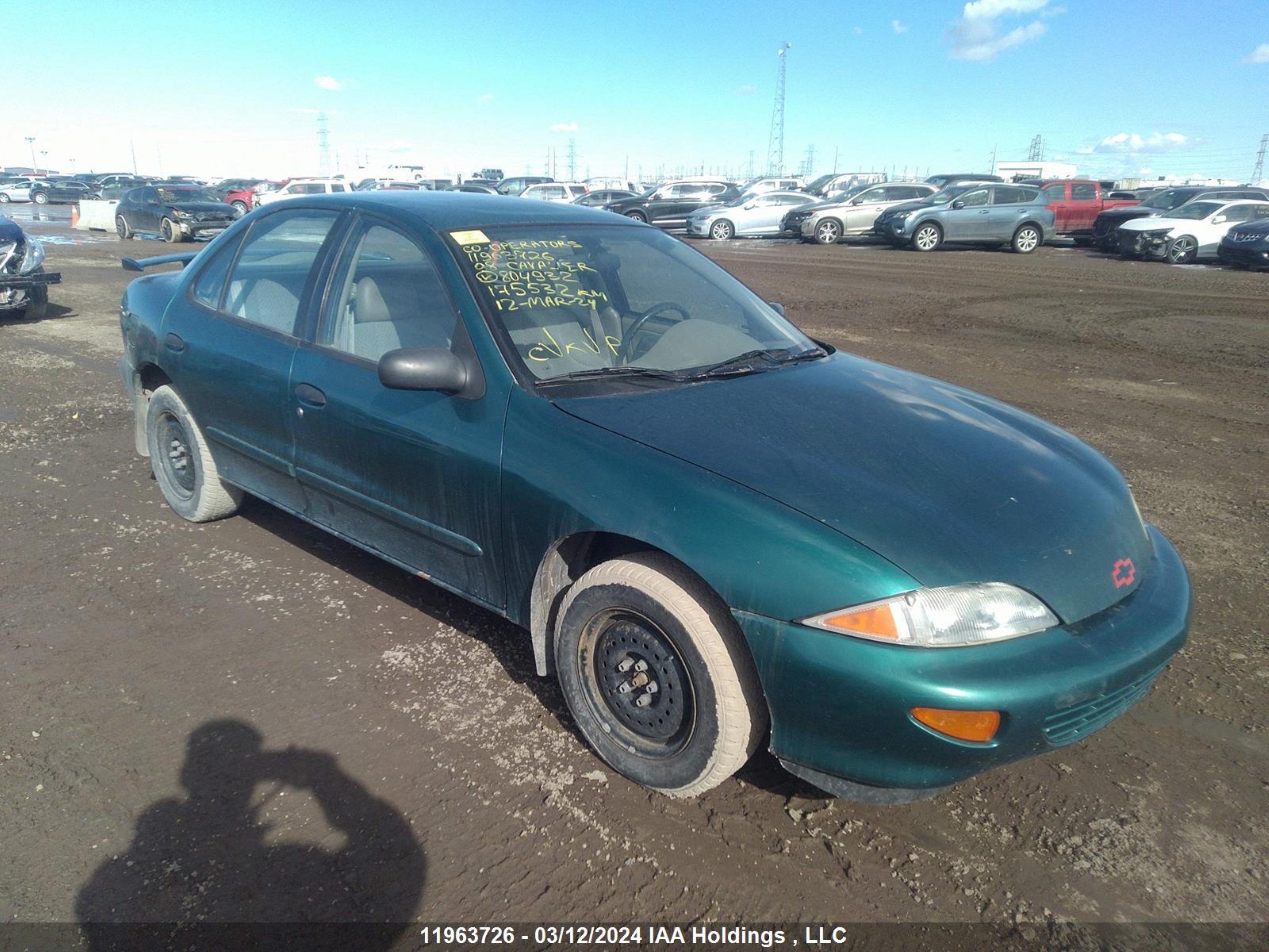 chevrolet cavalier 1998 3g1jc5249ws804932