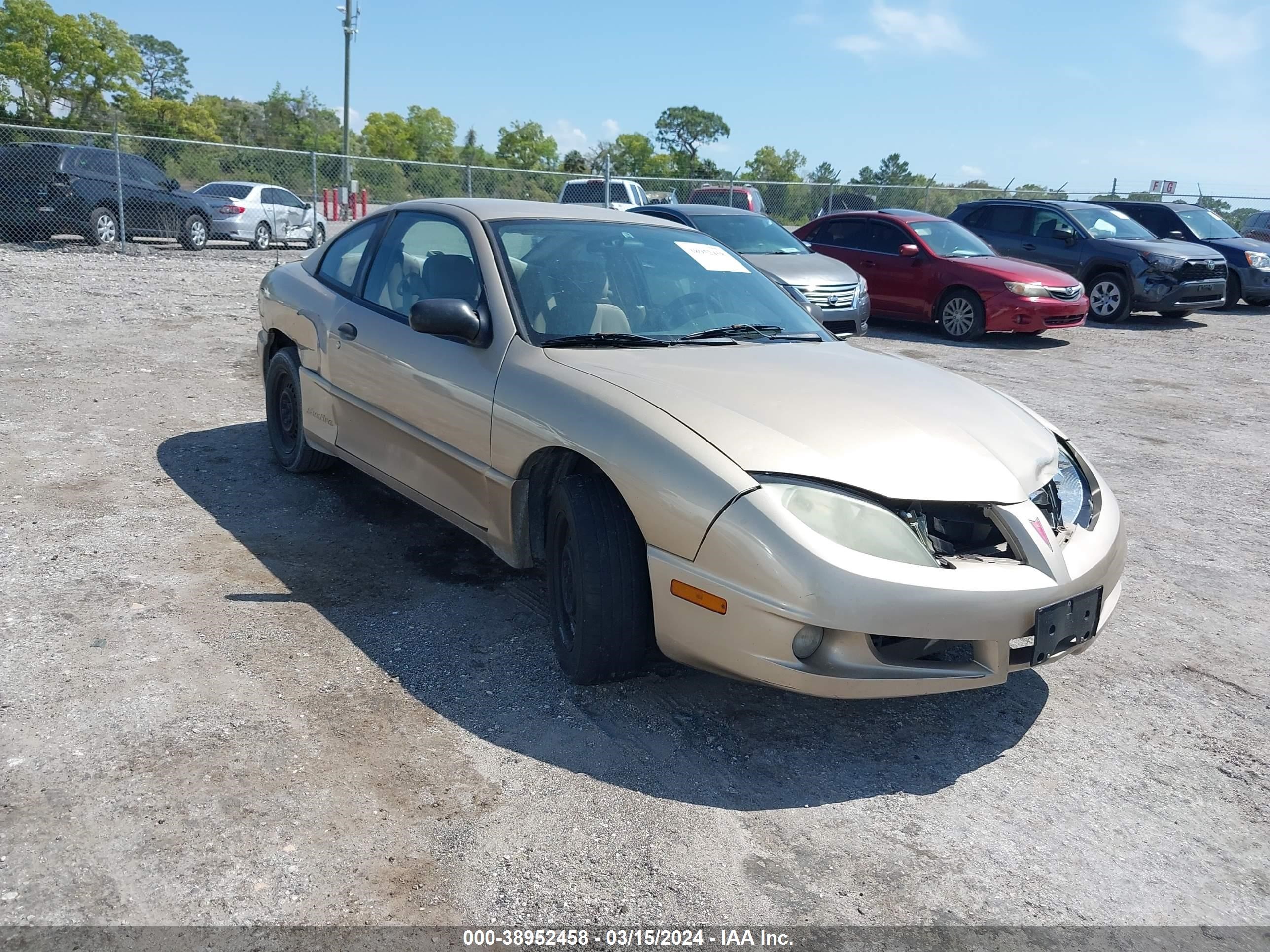 pontiac sunfire 2005 3g2jb12f35s213504