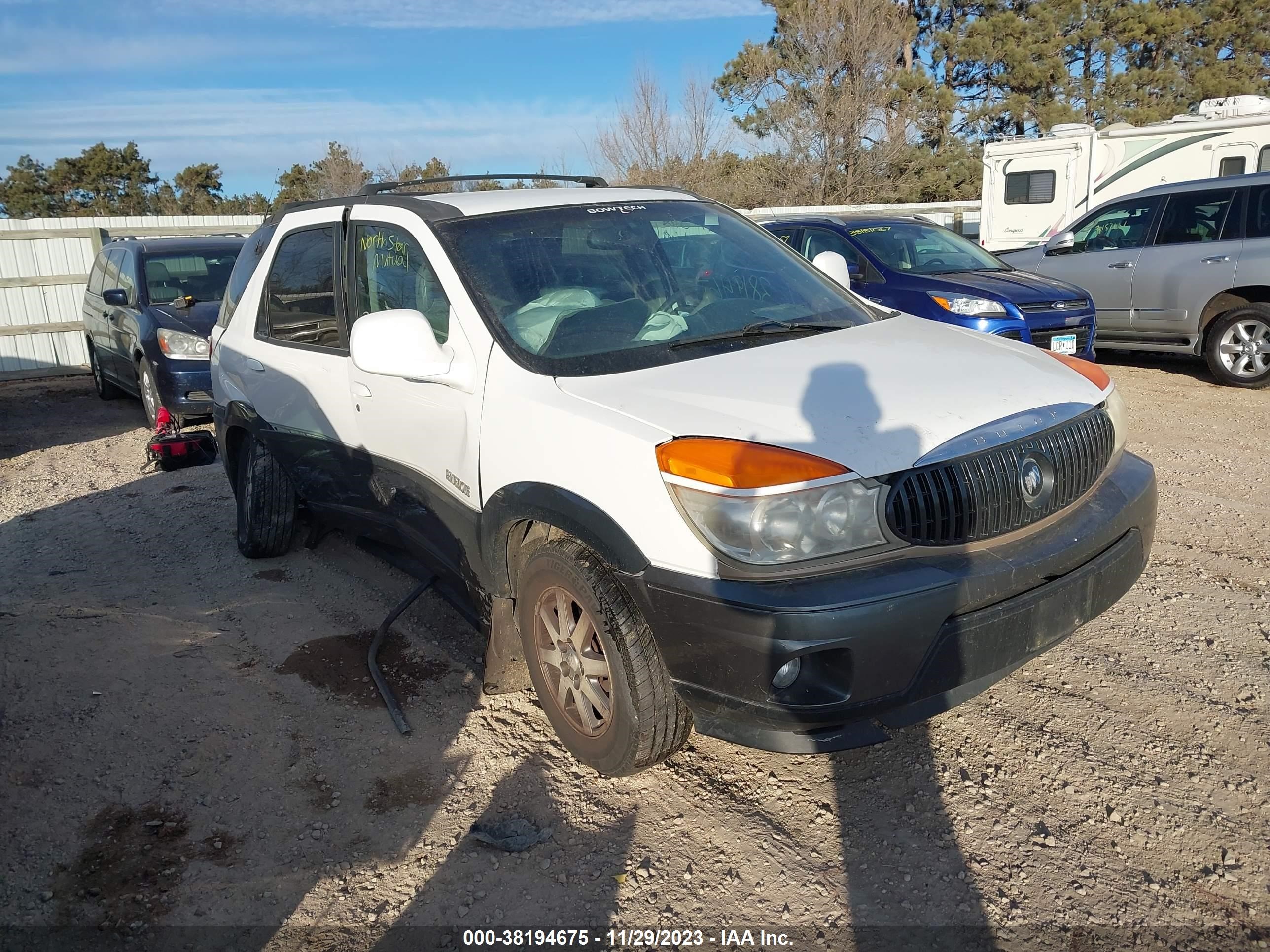 buick rendezvous 2002 3g5db03e02s560283