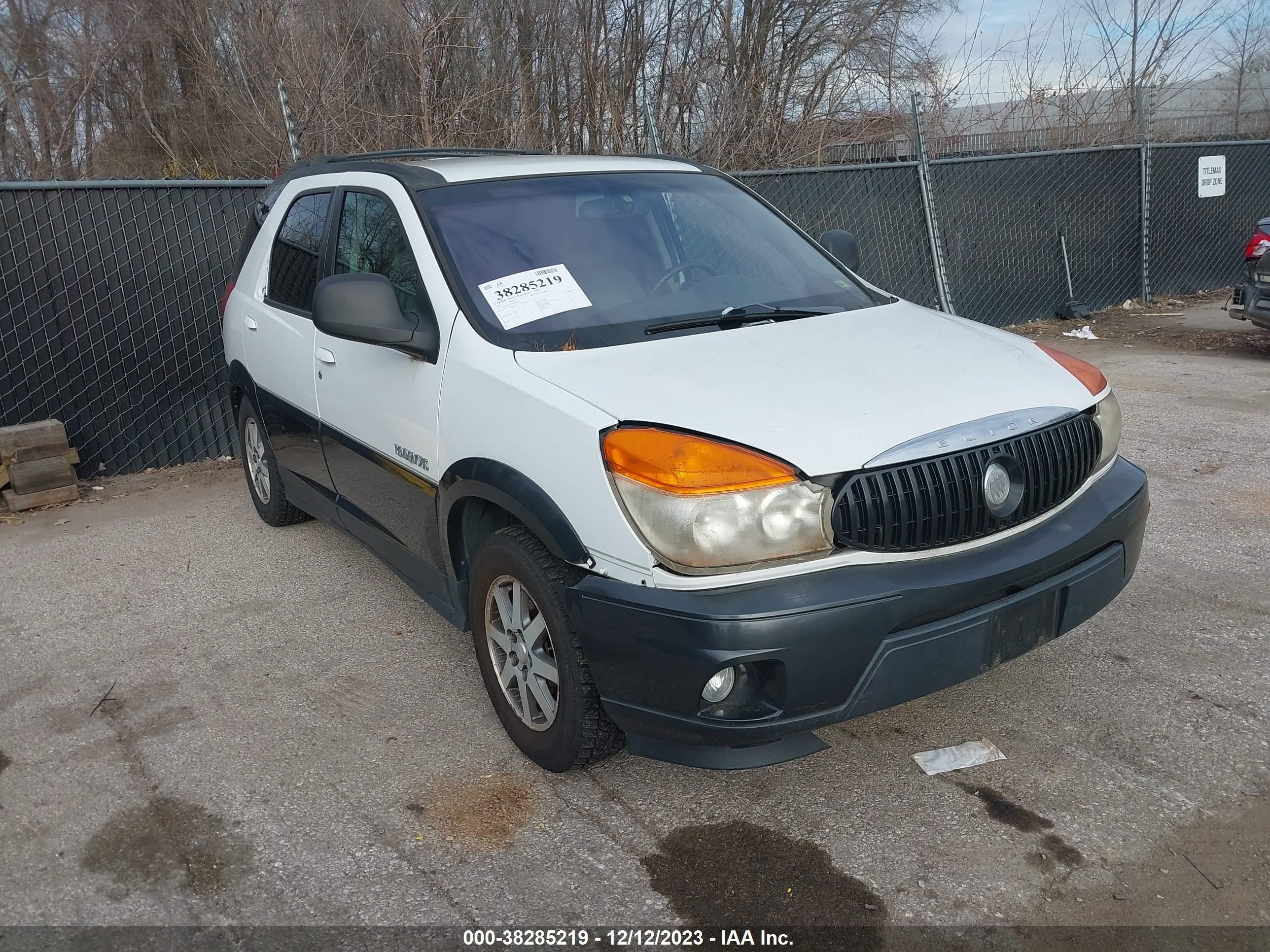 buick rendezvous 2002 3g5db03e72s518709