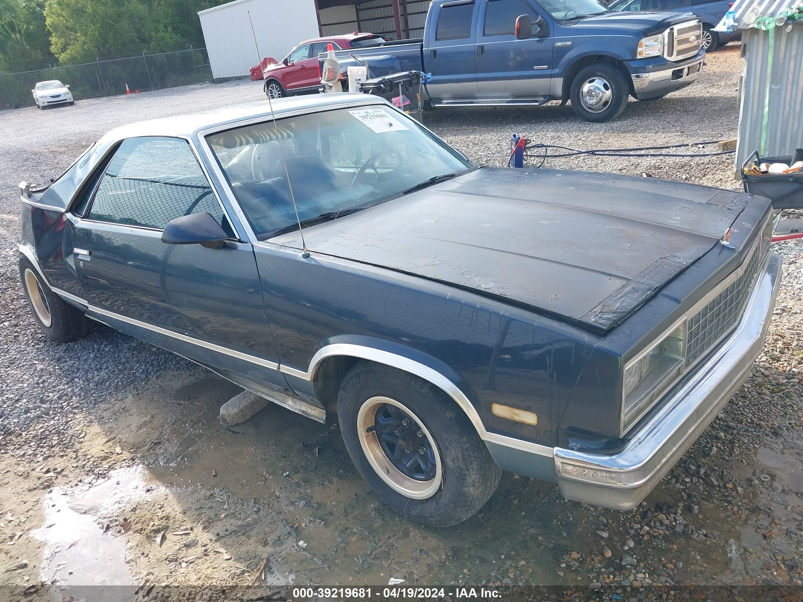 chevrolet el camino 1986 3gccw80h5gs904784