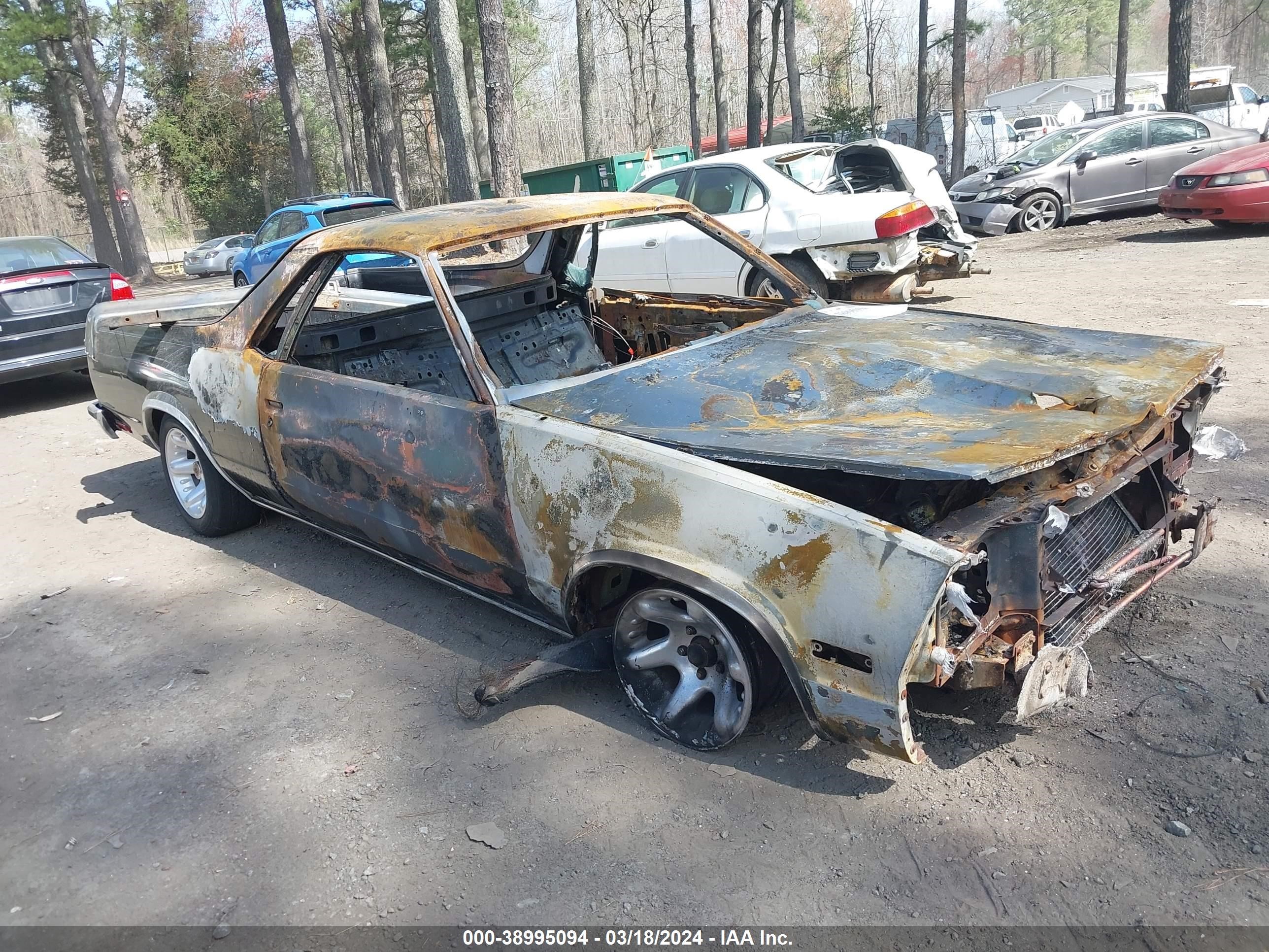 chevrolet el camino 1985 3gccw80h6fs907157