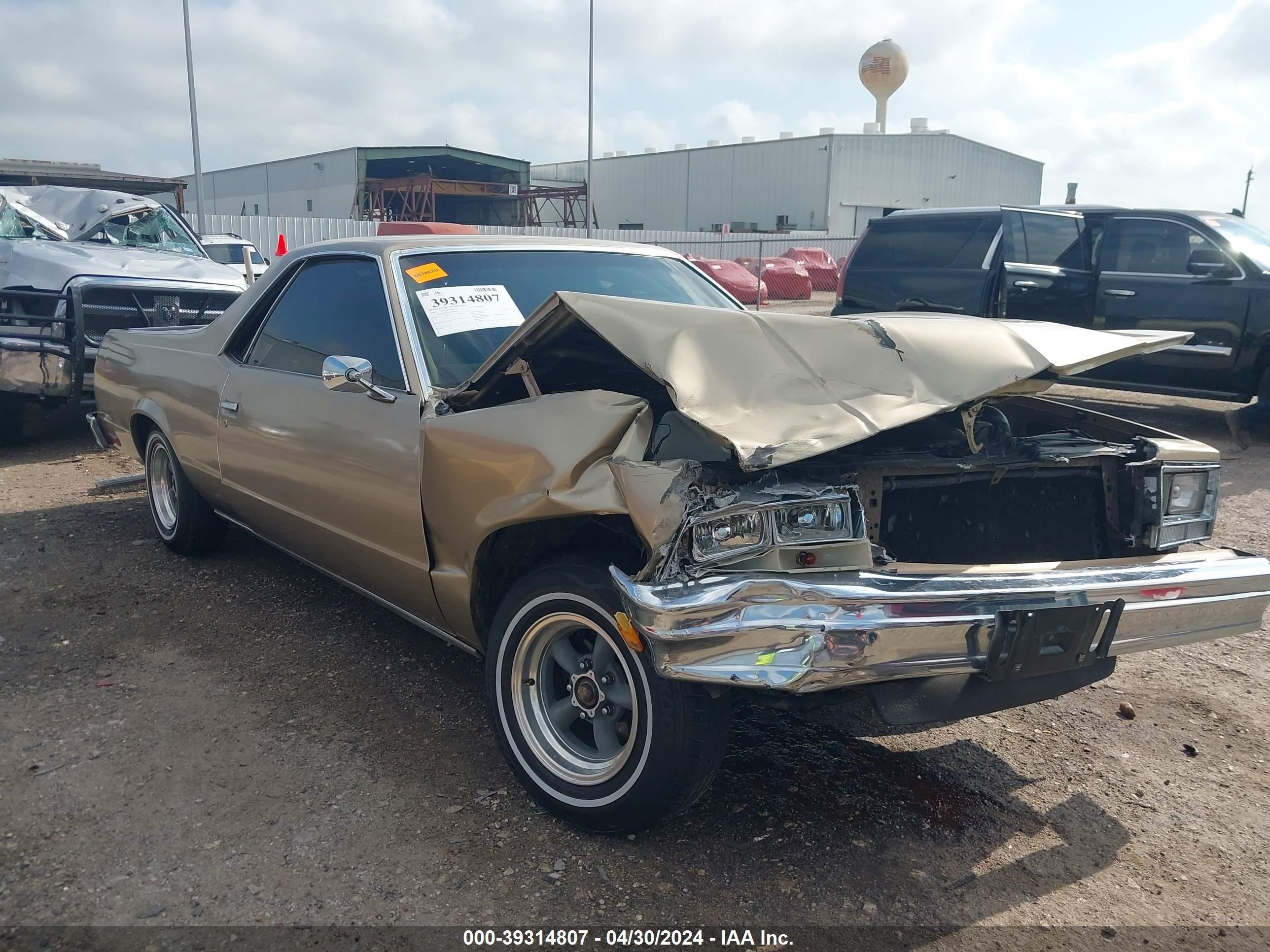 chevrolet el camino 1986 3gccw80h7gs906066