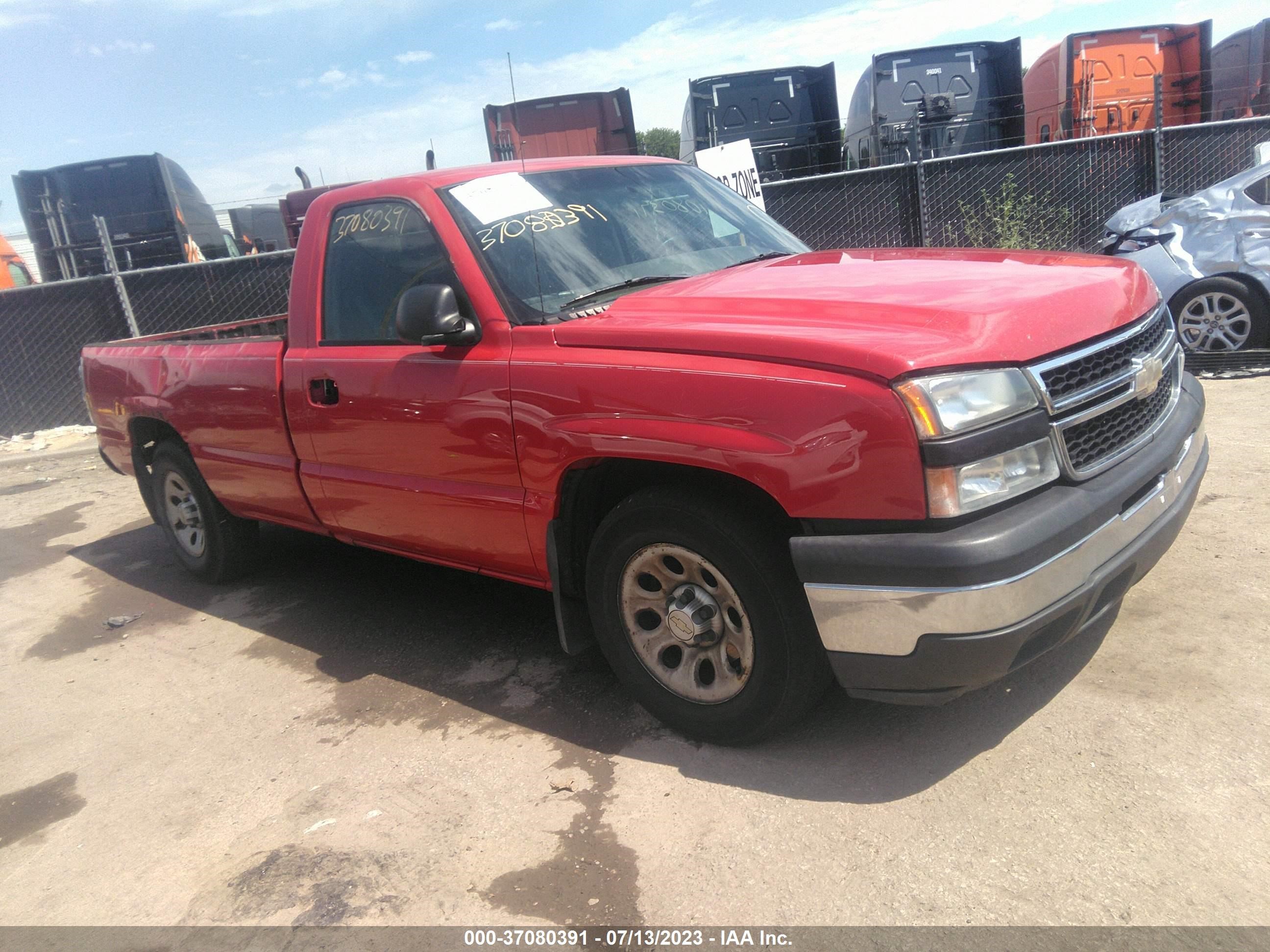 chevrolet silverado 2006 3gcec14x06g252359