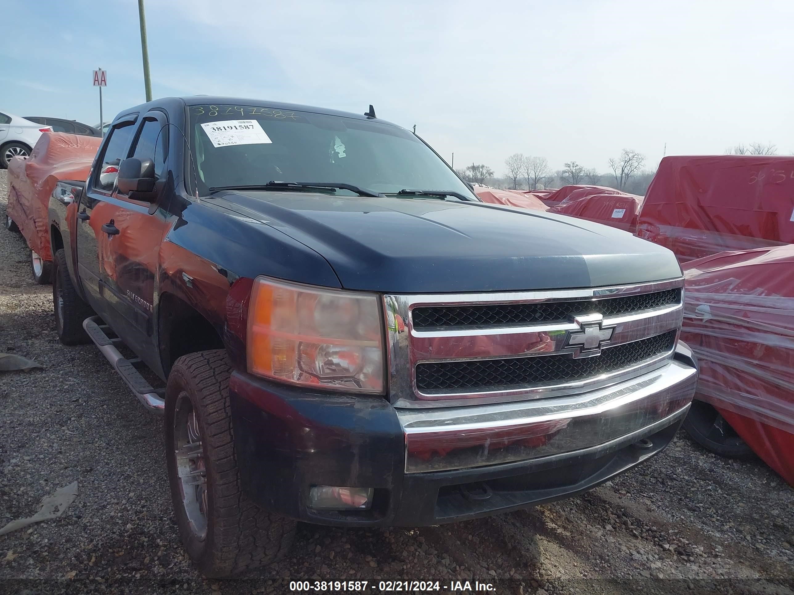 chevrolet silverado 2008 3gcek13j68g257536