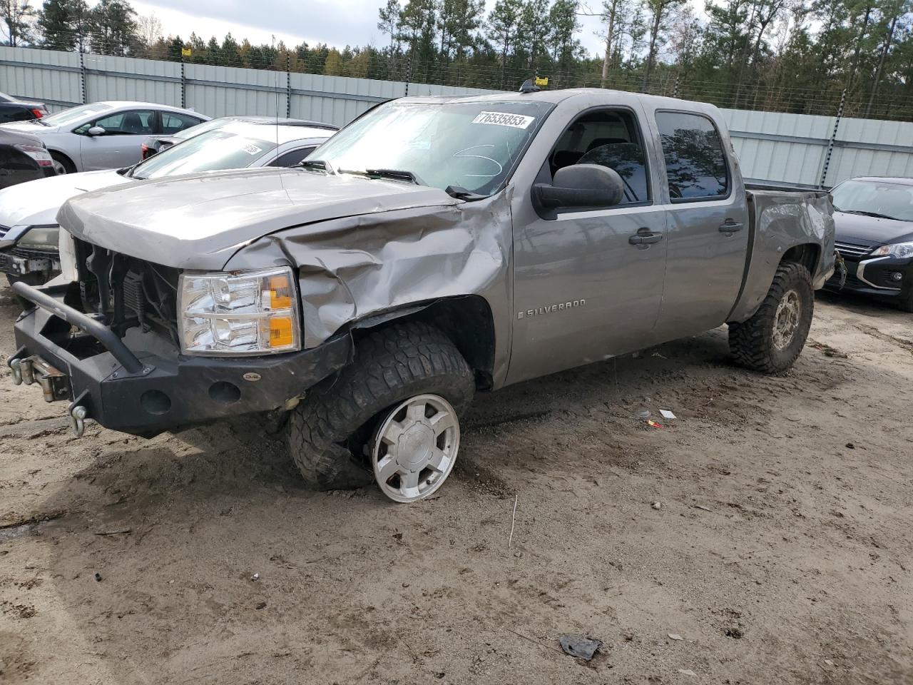 chevrolet silverado 2007 3gcek13m27g557017