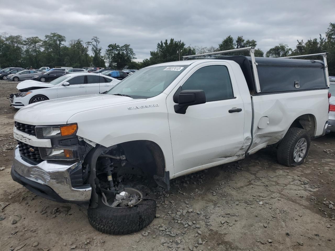 chevrolet silverado 2020 3gcnwaef4lg322549