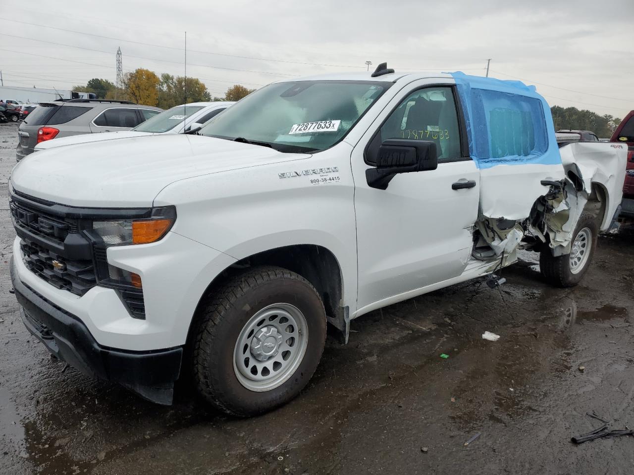 chevrolet silverado 2023 3gcpdaek5pg106503