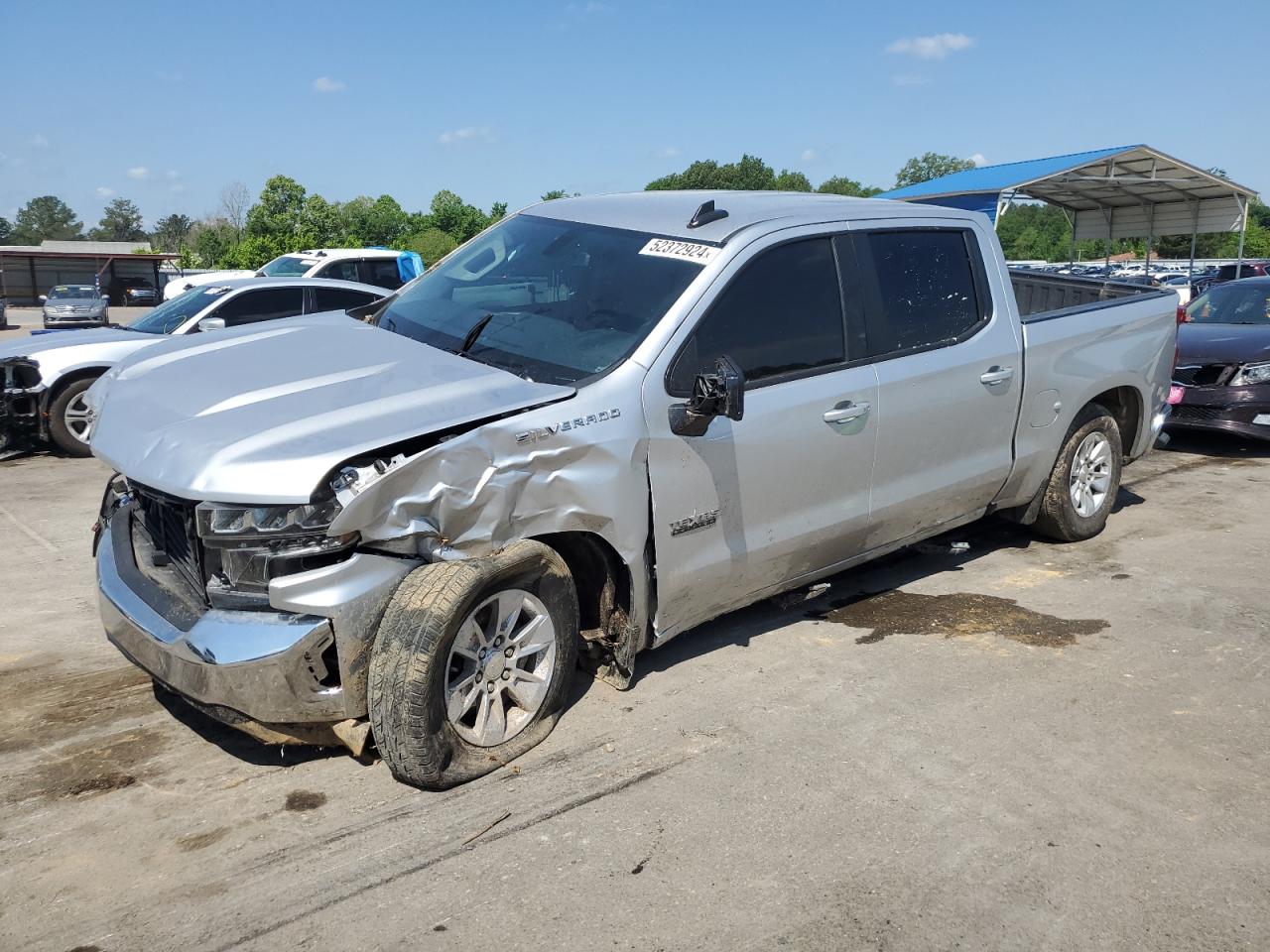 chevrolet silverado 2021 3gcpwced9mg374845