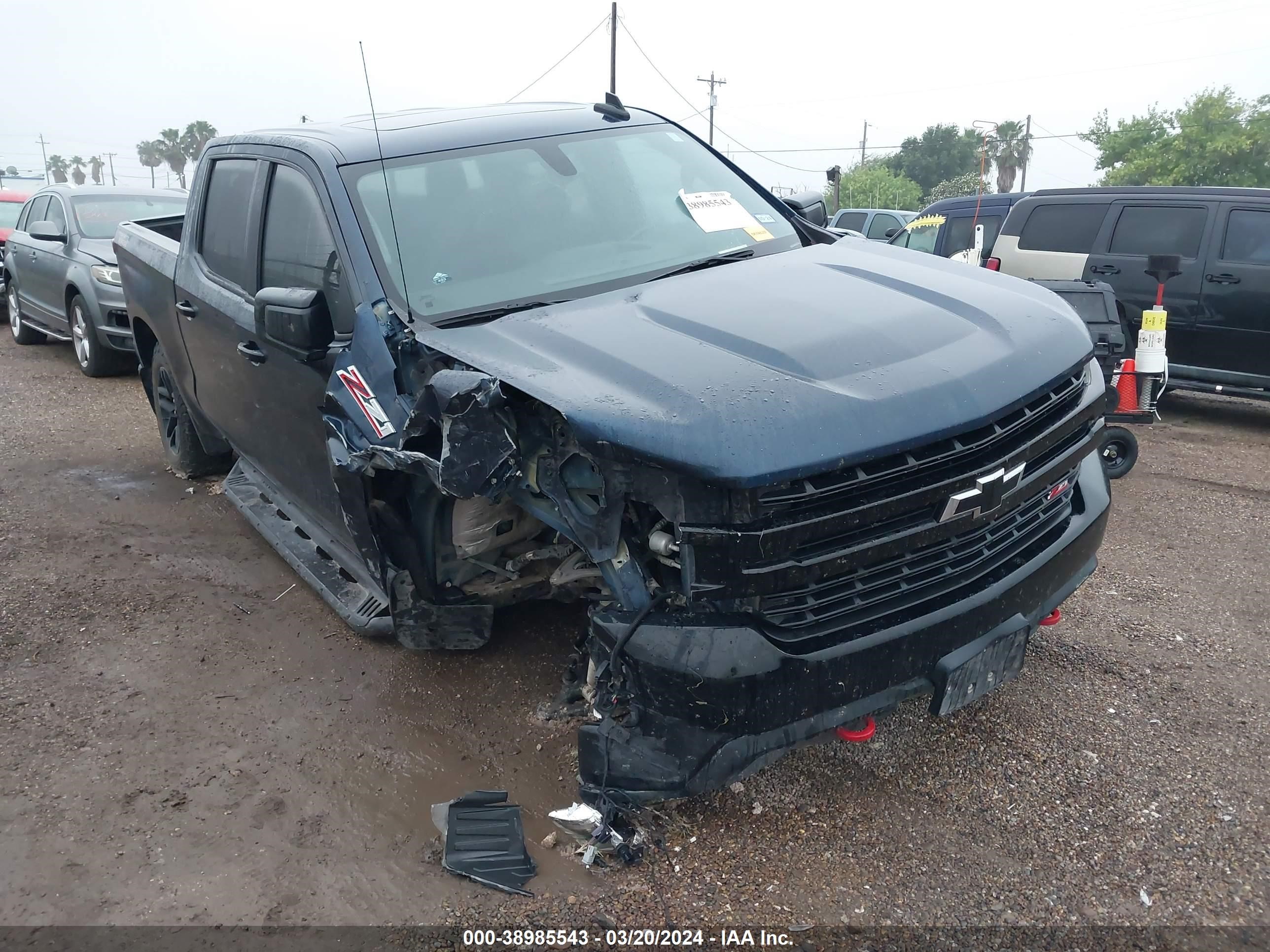 chevrolet silverado 2020 3gcpyfed2lg112756