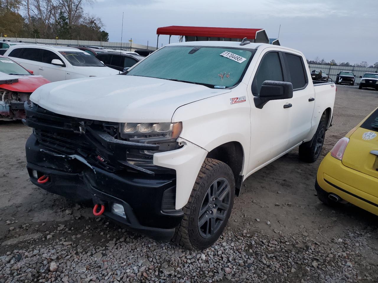 chevrolet silverado 2021 3gcpyfedxmg448561