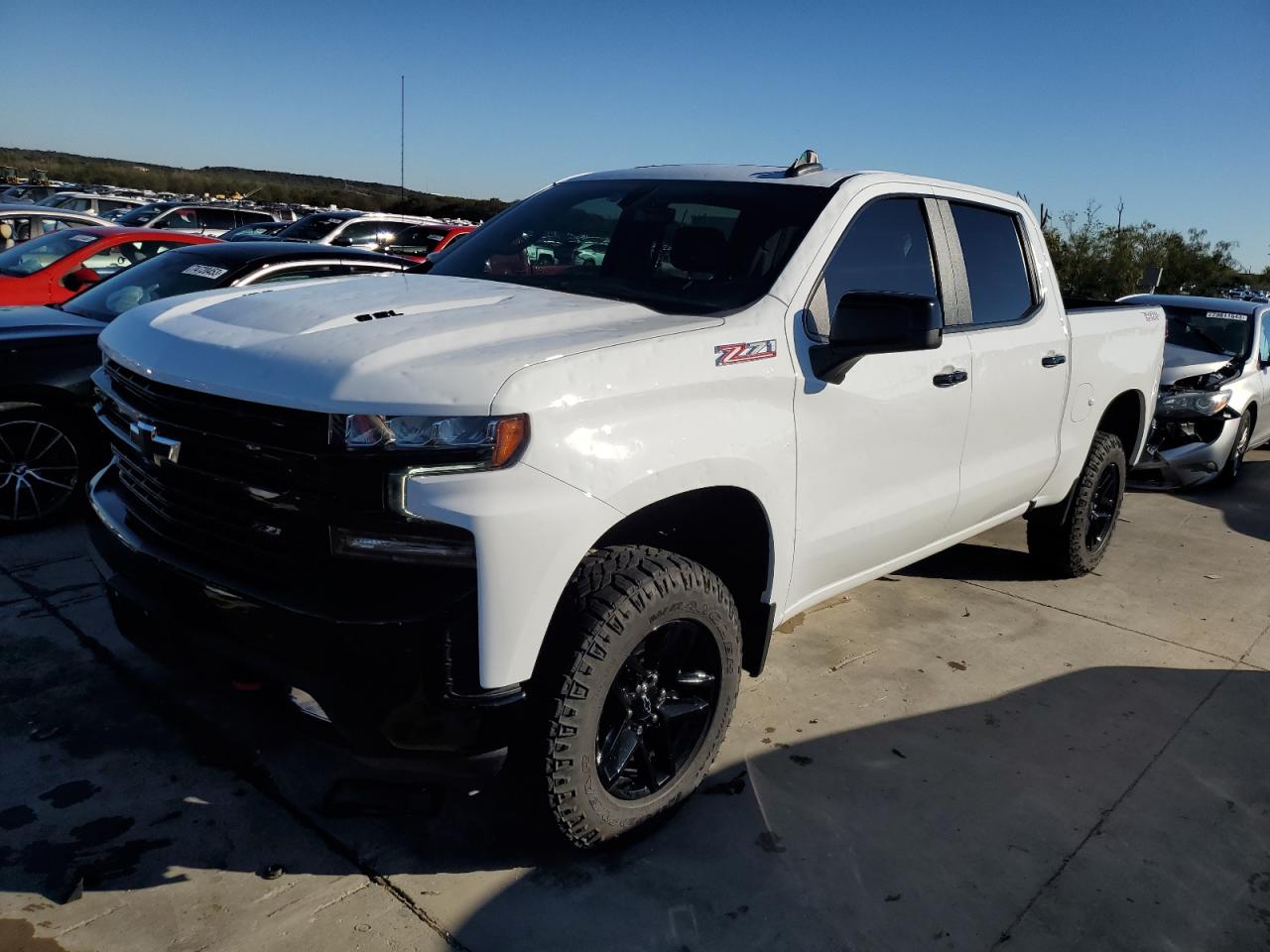 chevrolet silverado 2021 3gcpyfel1mg401040