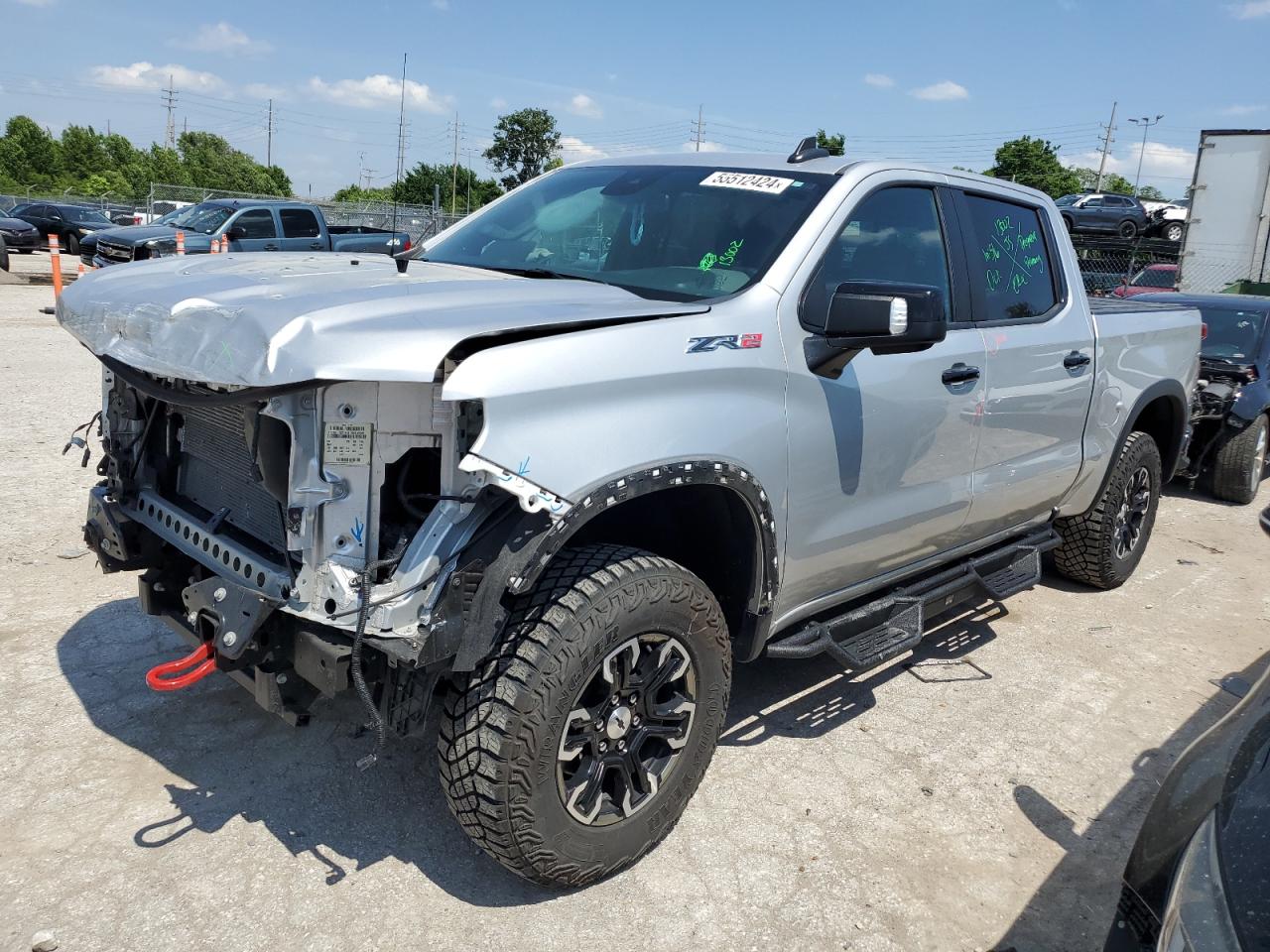 chevrolet silverado 2022 3gcudhel8ng603885