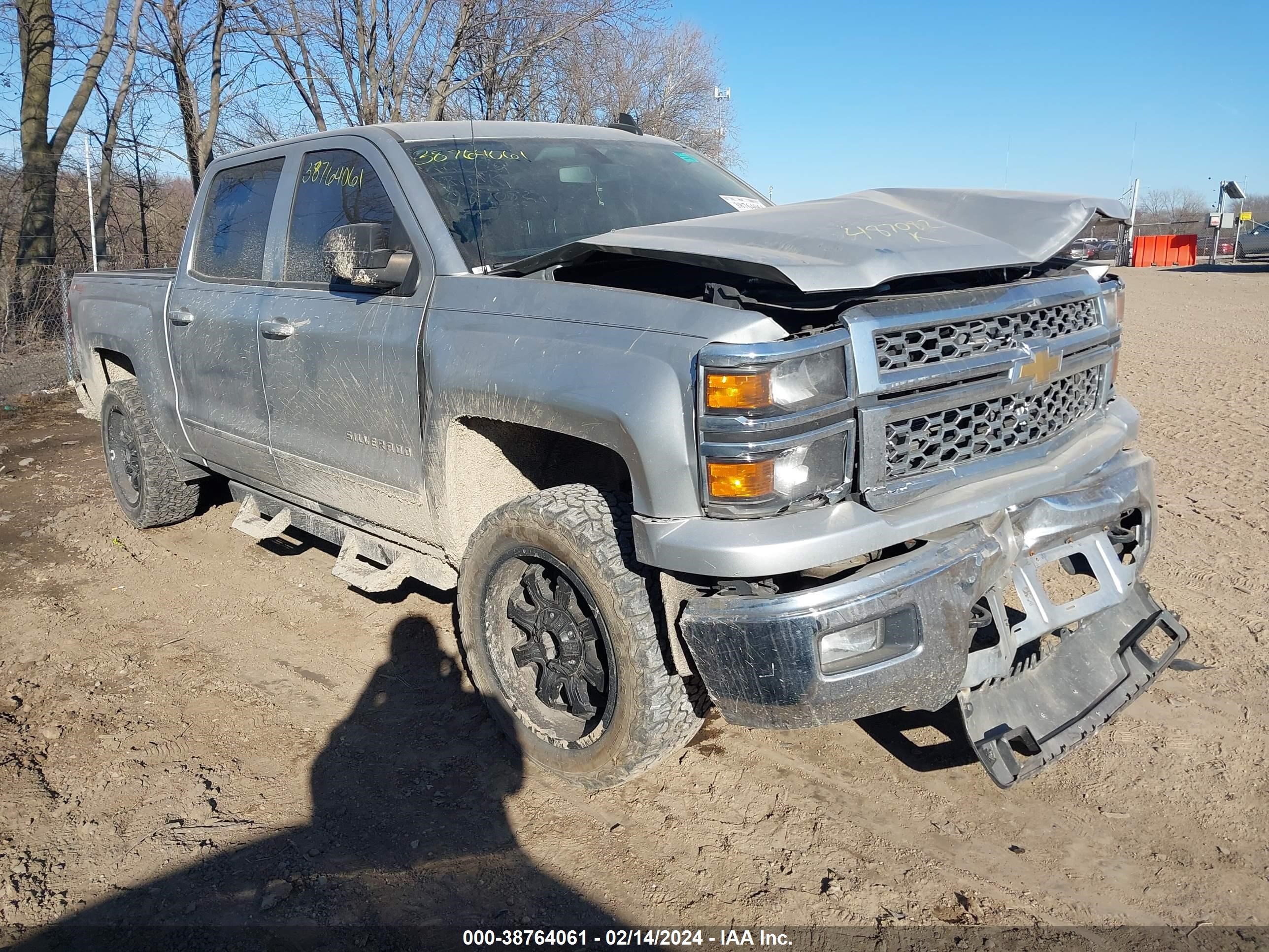 chevrolet silverado 2015 3gcukrec6fg487082