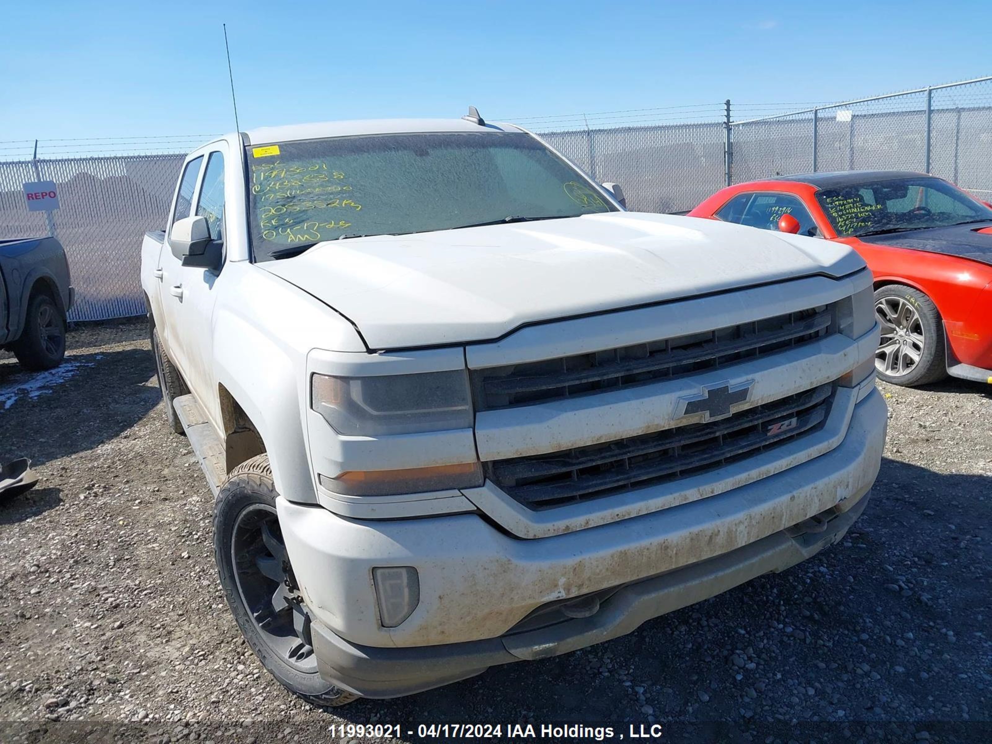 chevrolet silverado 2017 3gcukrec6hg438838