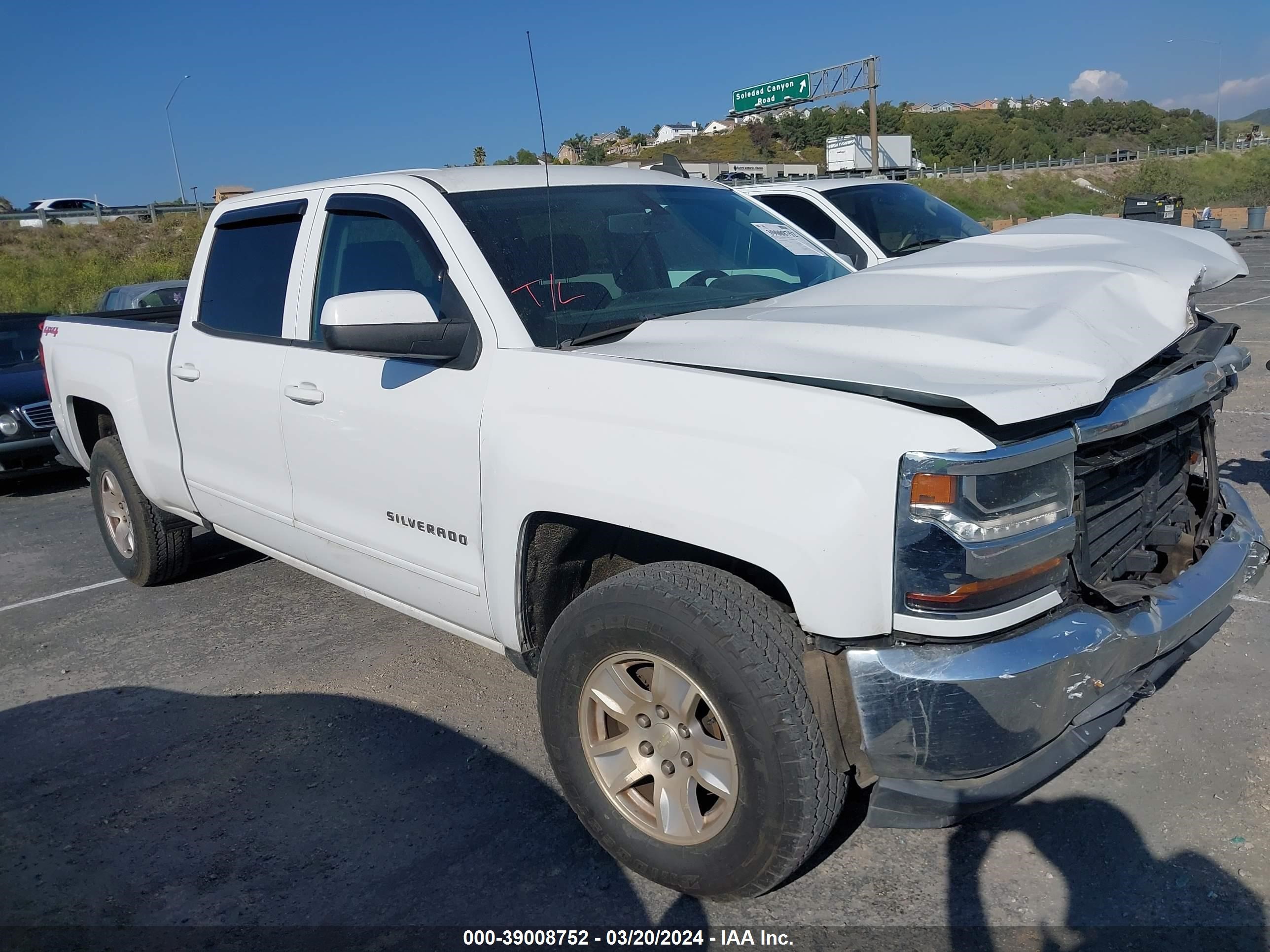 chevrolet silverado 2017 3gcukrec9hg385102