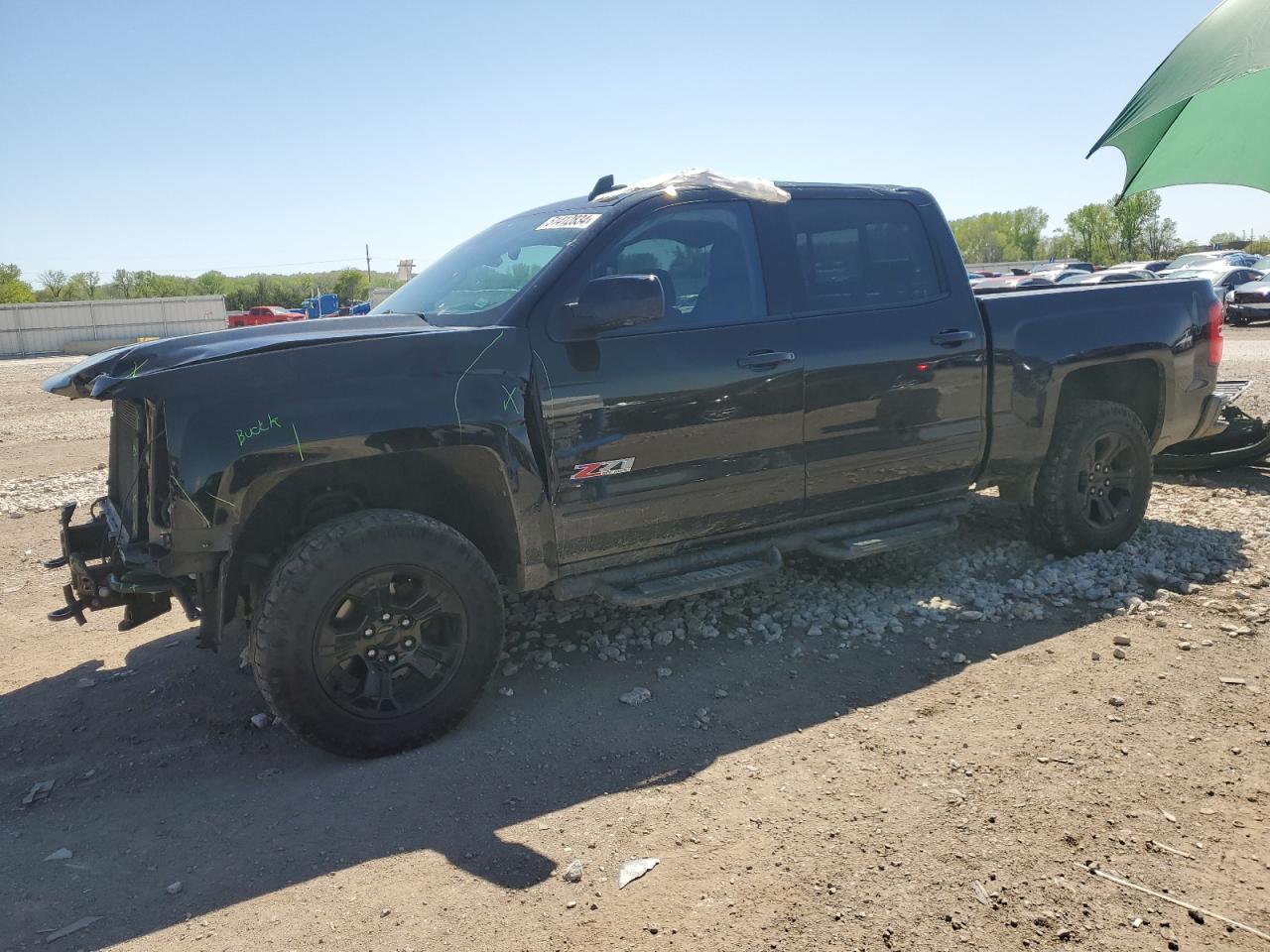 chevrolet silverado 2017 3gcuksec6hg411629