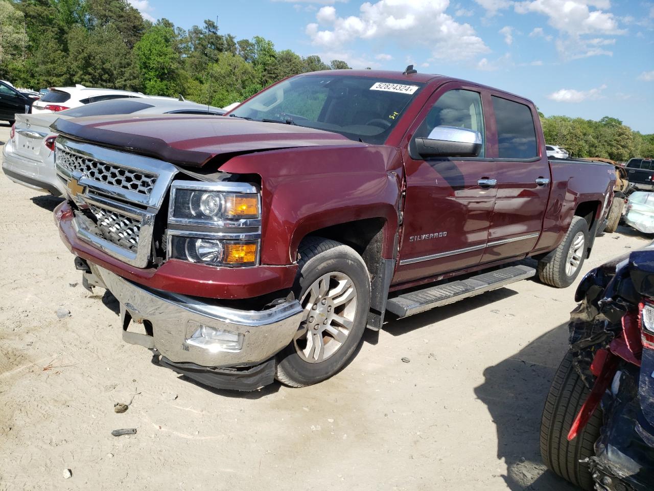 chevrolet silverado 2014 3gcuksec8eg519472