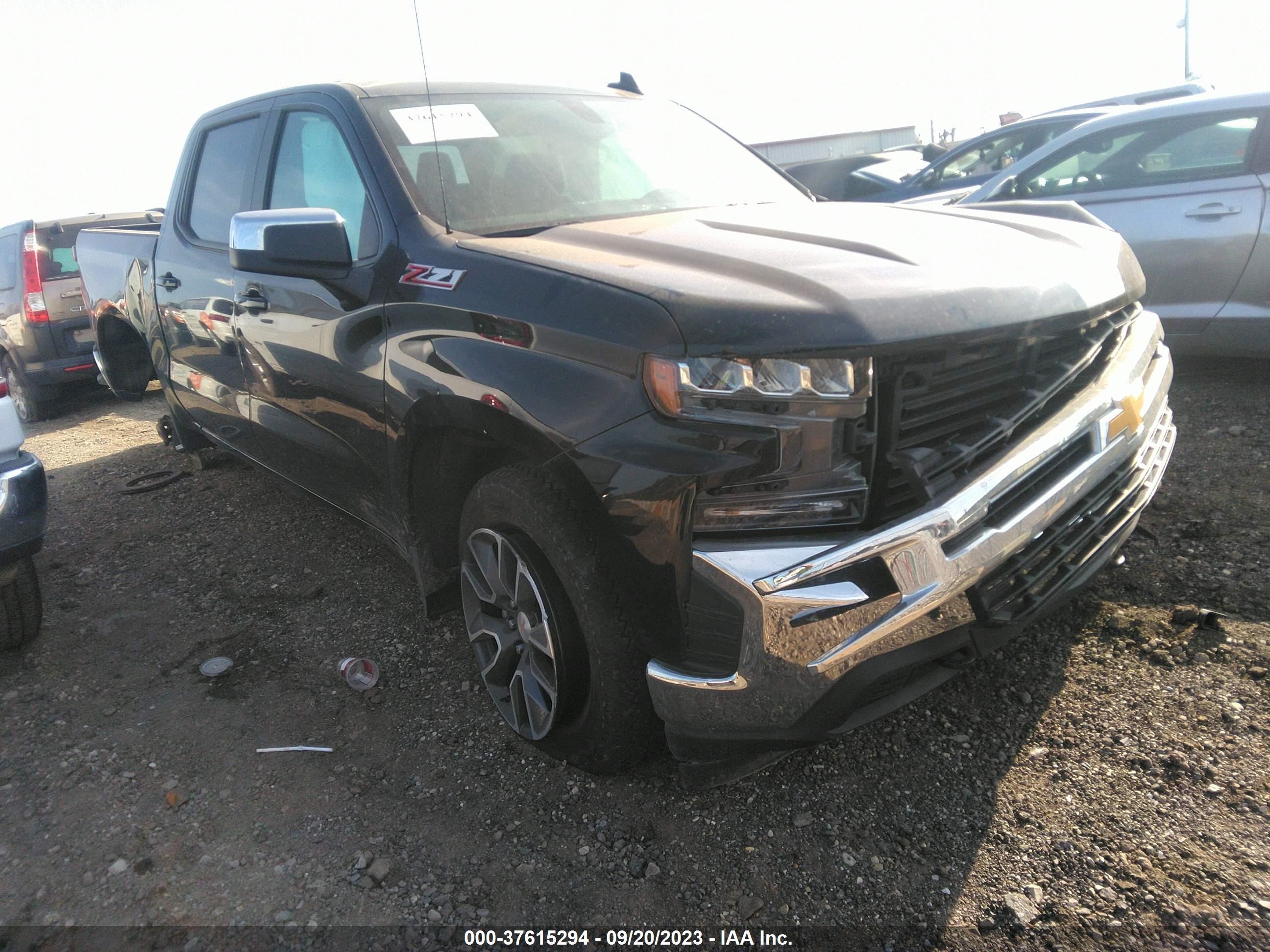 chevrolet silverado 2021 3gcuyded8mg394345