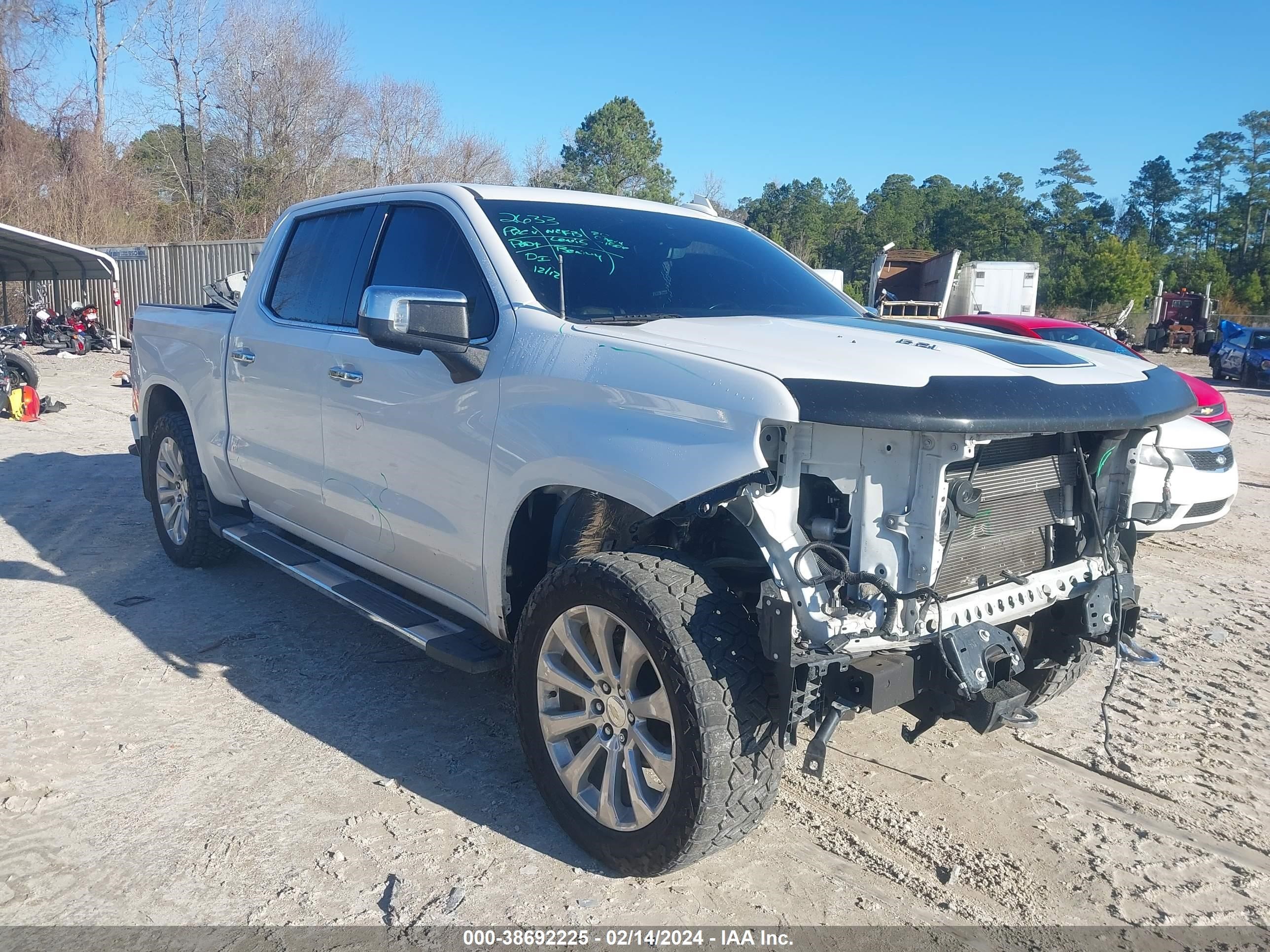 chevrolet silverado 2020 3gcuyhel3lg325852