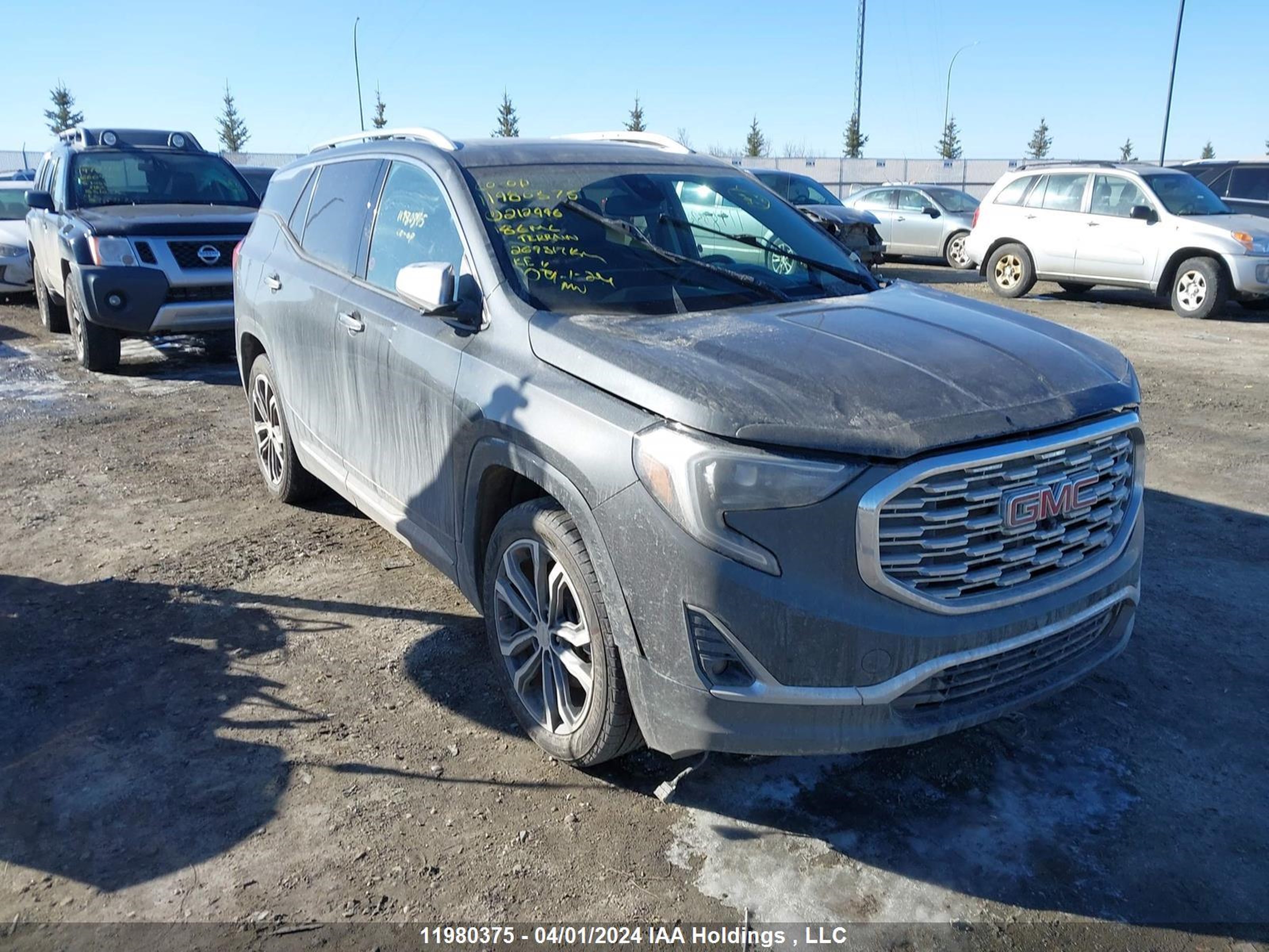 gmc terrain 2018 3gkalxex0jl212996