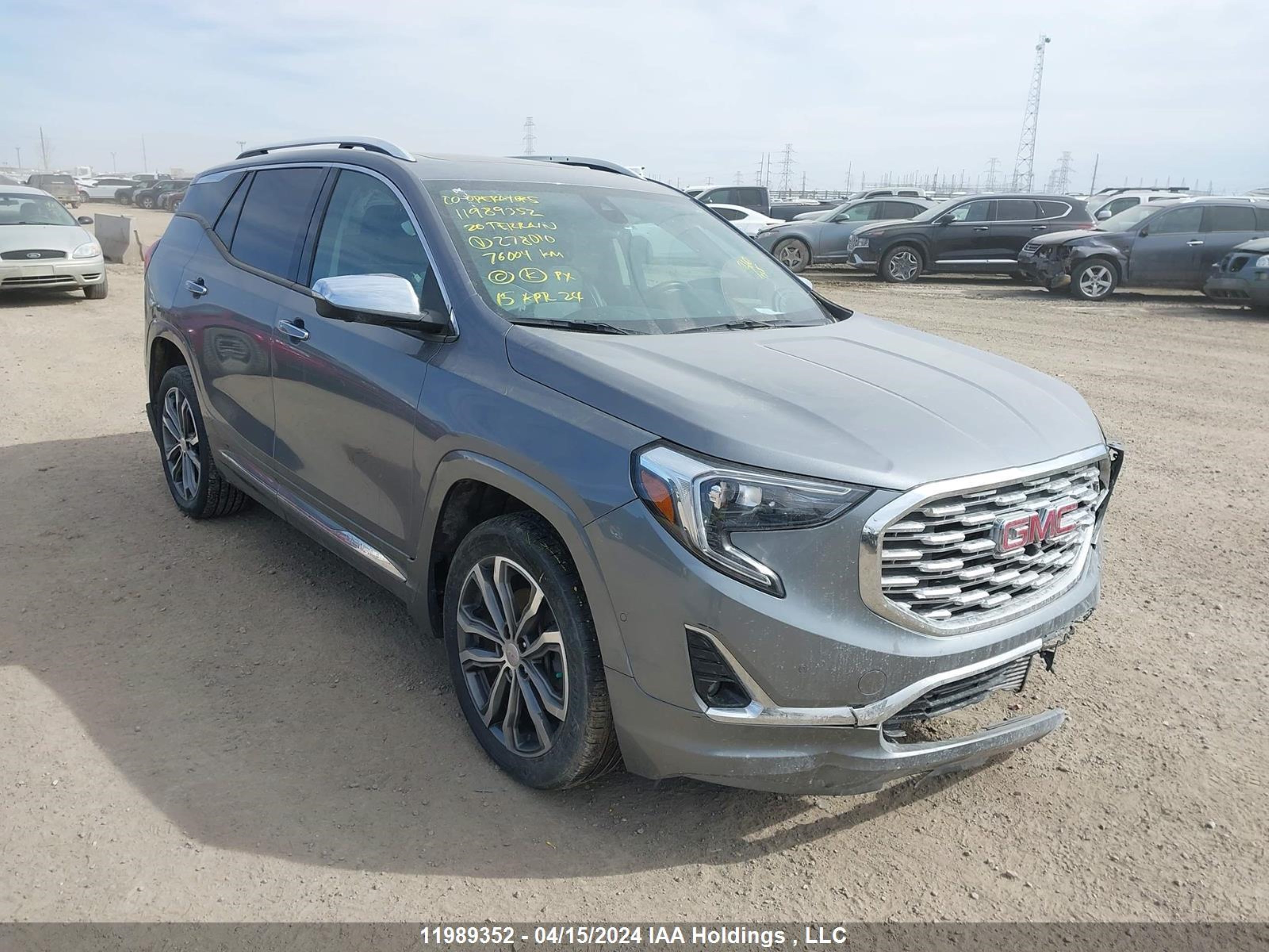 gmc terrain 2020 3gkalxex1ll278010