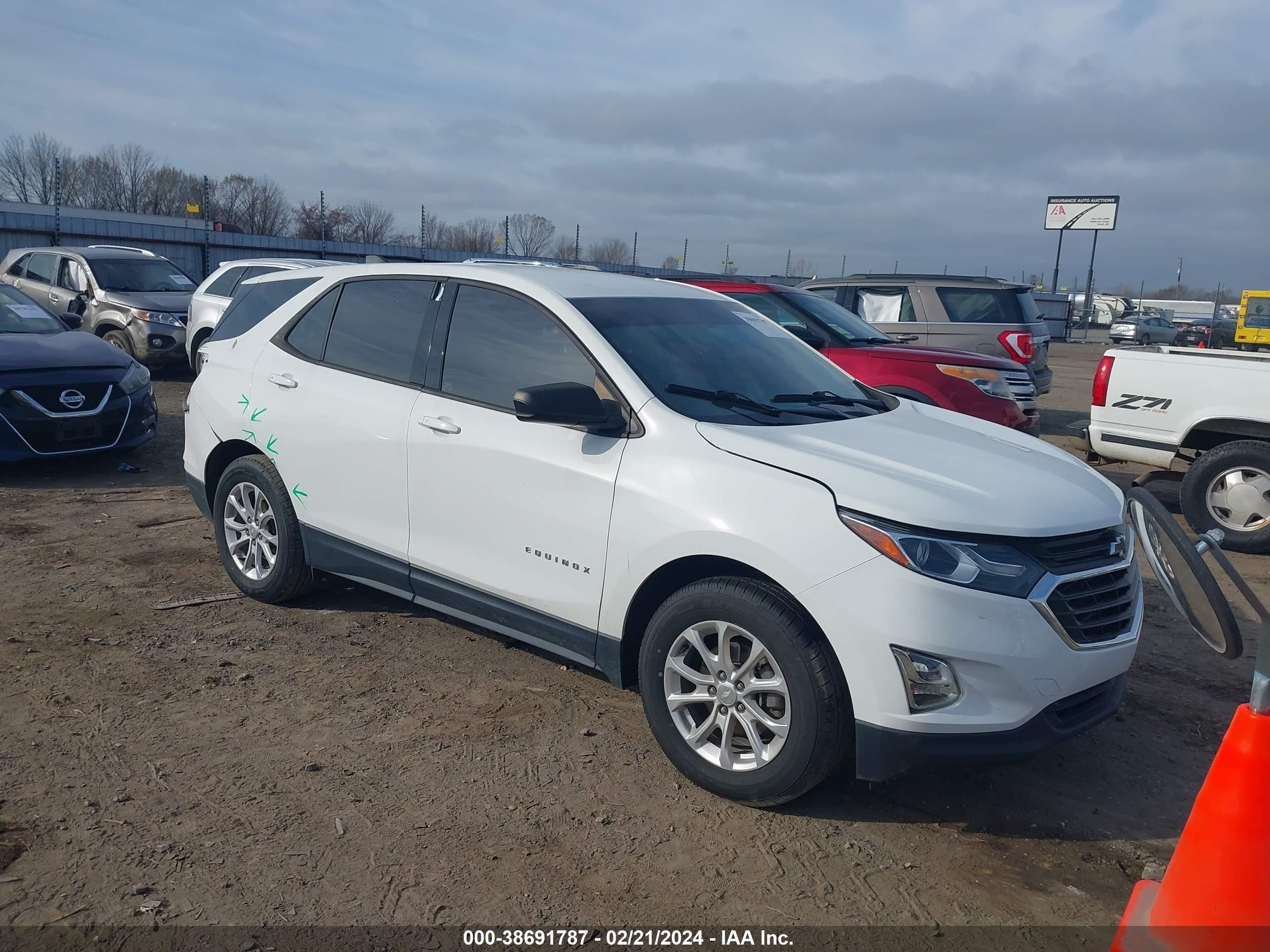 chevrolet equinox 2019 3gnaxhev0ks630137