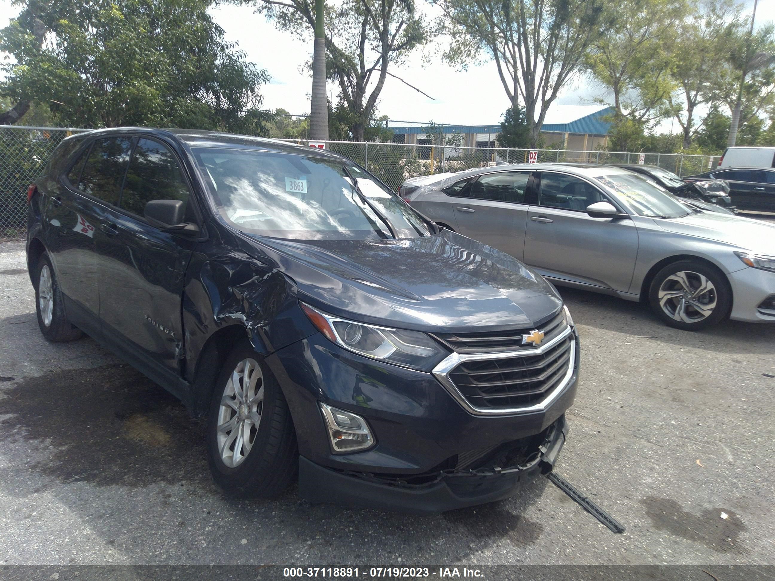 chevrolet equinox 2019 3gnaxhev8ks506326