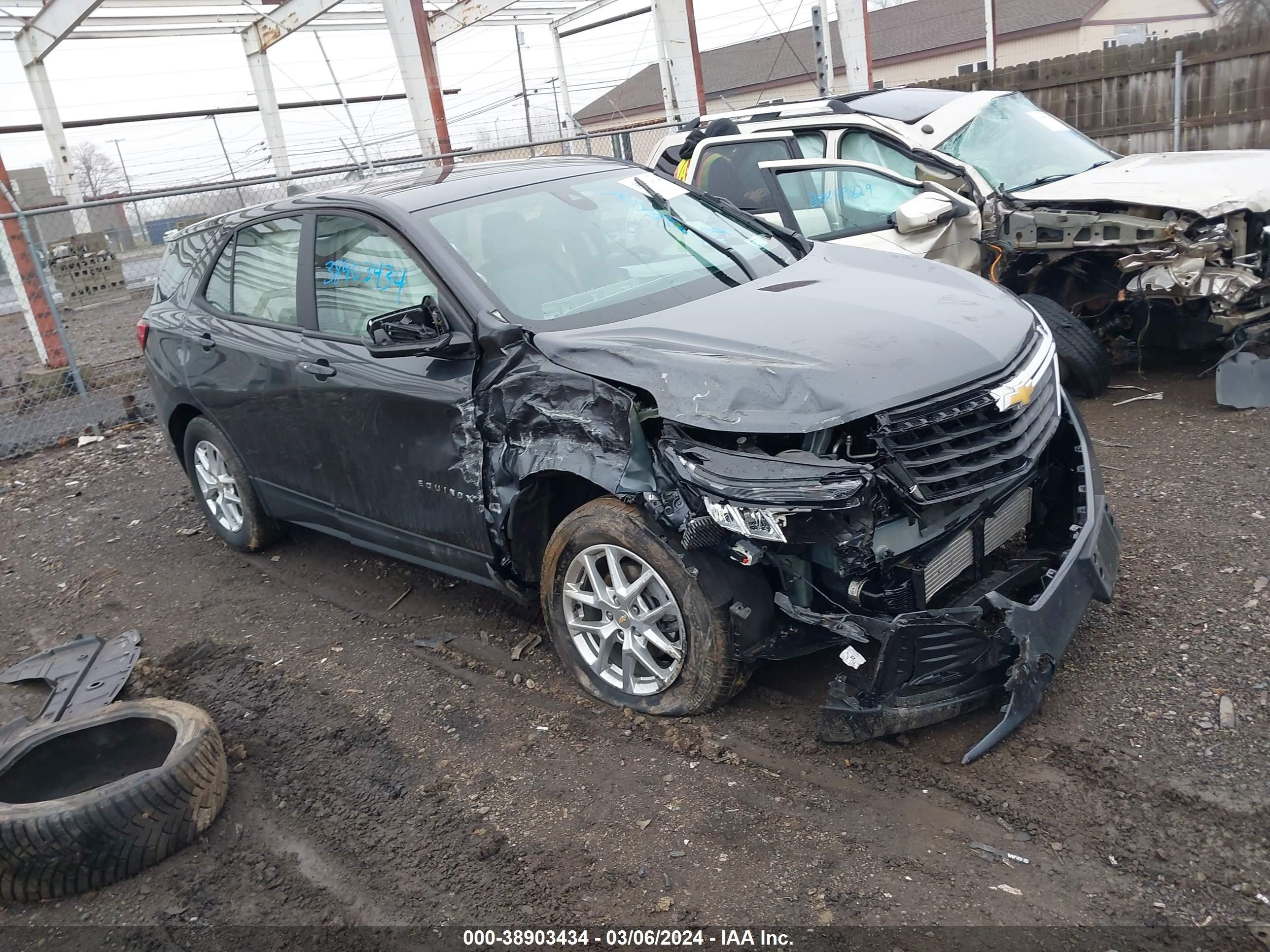 chevrolet equinox 2022 3gnaxsev1ns204653