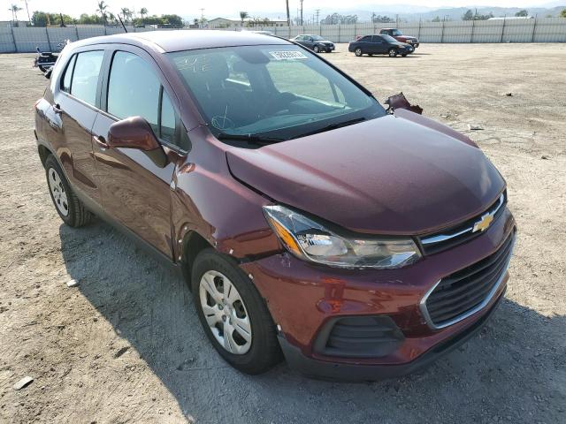 chevrolet trax ls 2017 3gncjksb1hl273250