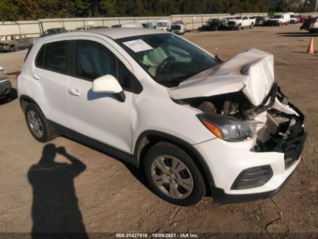 chevrolet trax ls 2018 3gncjksb1jl242442