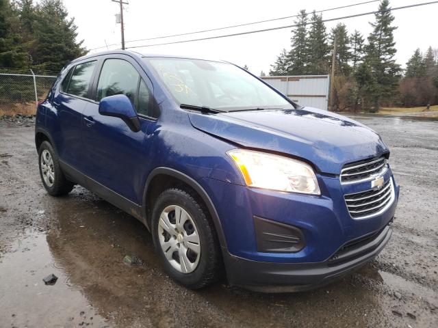 chevrolet trax ls 2016 3gncjksb2gl136378