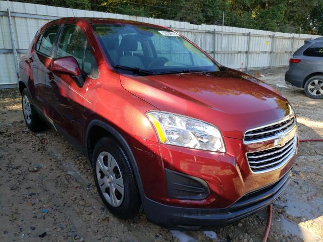 chevrolet trax ls 2016 3gncjksb2gl244676