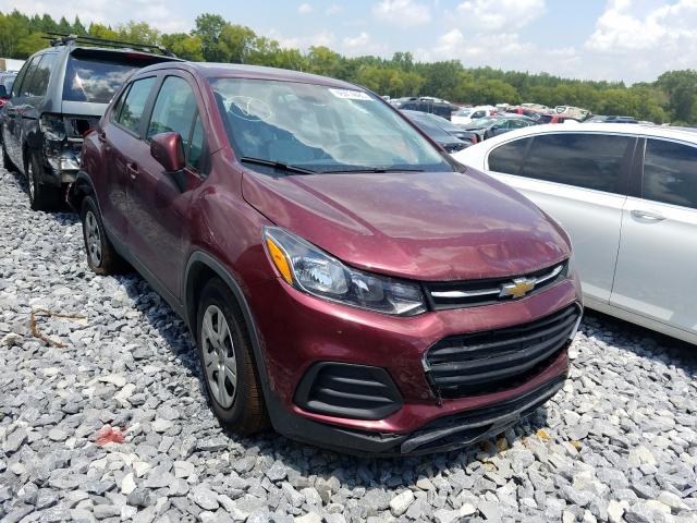 chevrolet trax ls 2017 3gncjksb2hl179863