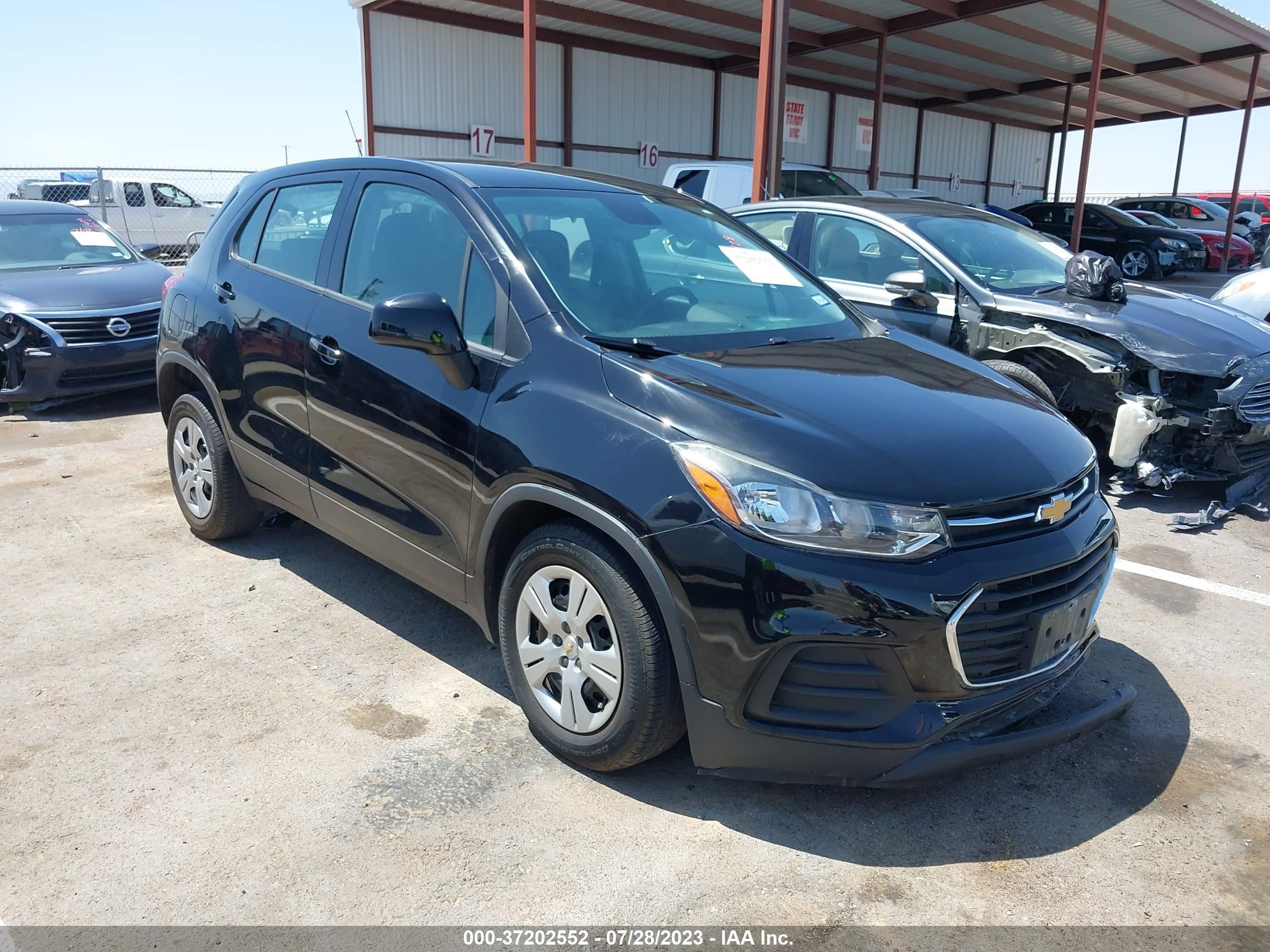 chevrolet trax 2018 3gncjksb2jl366025