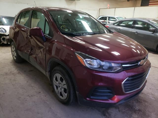 chevrolet trax ls 2017 3gncjksb3hl175286