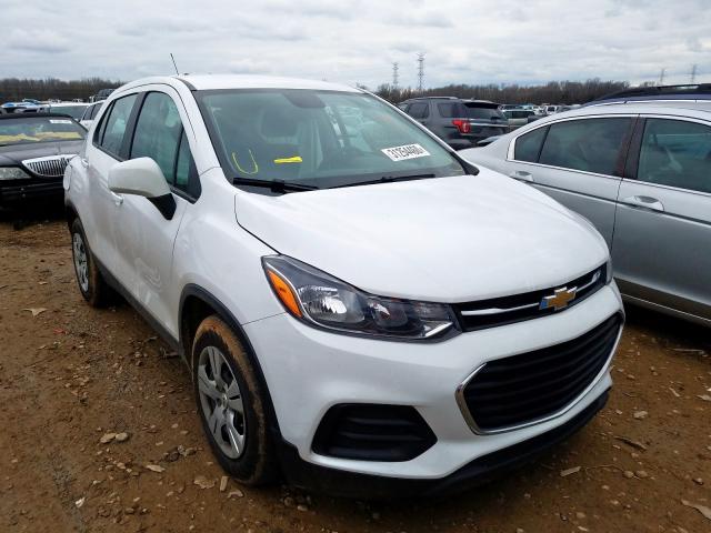 chevrolet trax ls 2018 3gncjksb3jl260439