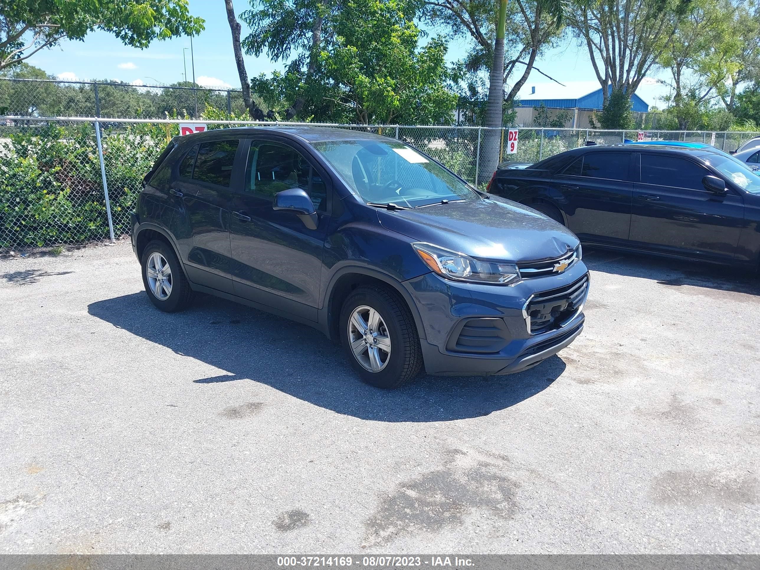 chevrolet trax 2019 3gncjksb4kl307303