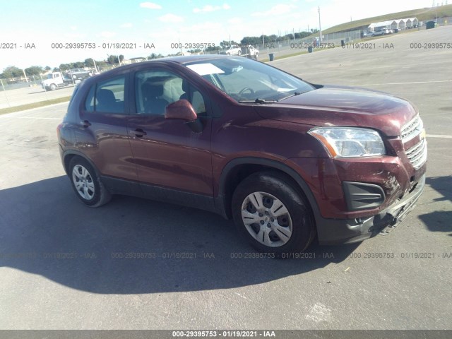 chevrolet trax 2016 3gncjksb5gl217942